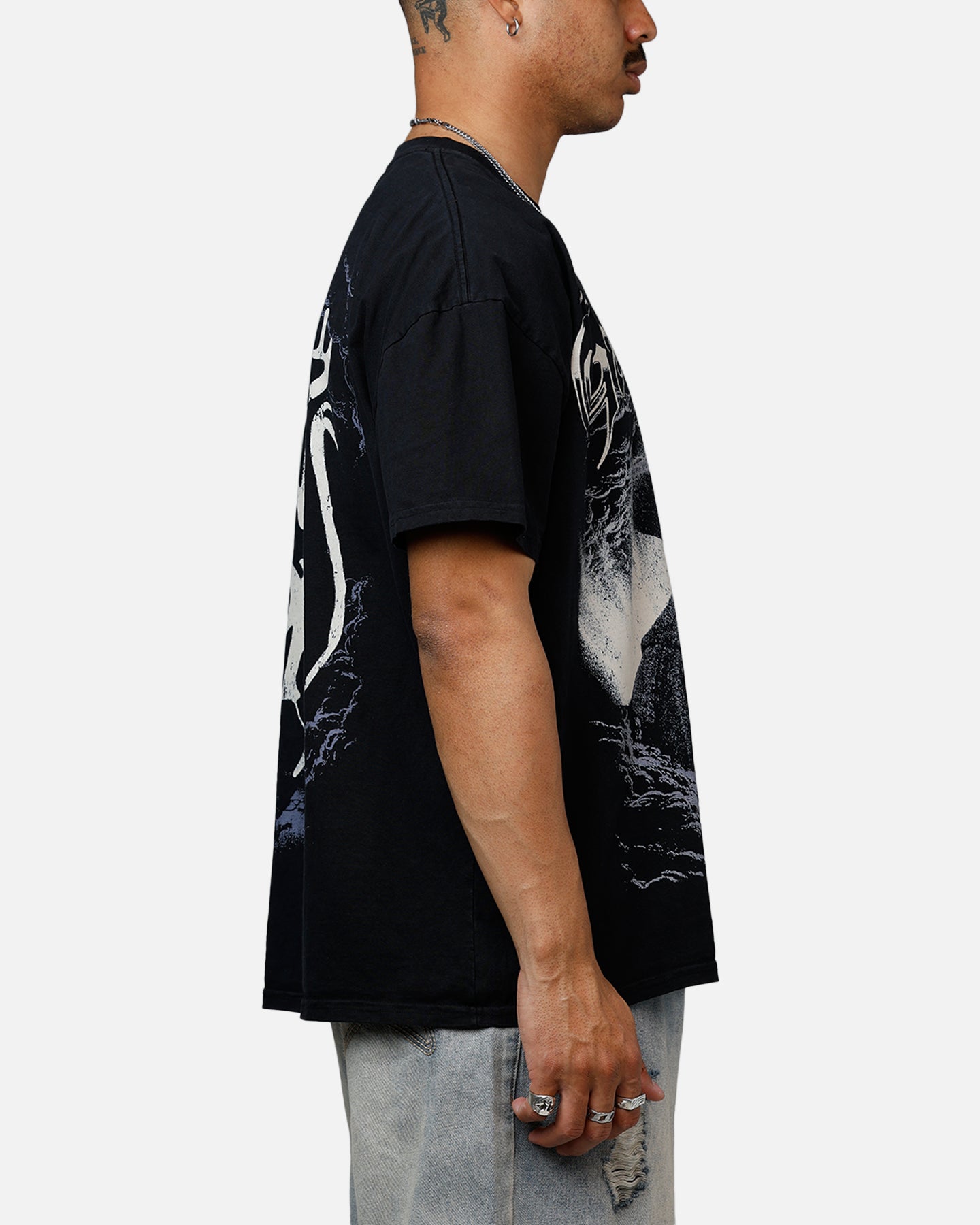 American Thrift X The Lord Of The Rings Gandalf Heavyweight T-Shirt Black、mySite、zt4zffjzw