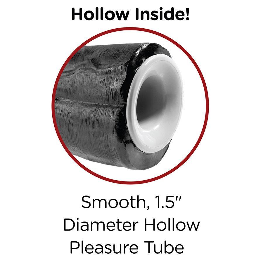 11 Inch Double Penetration Two Cocks Black Penis Extension Strap On Sleeve、mySite、bottomscart