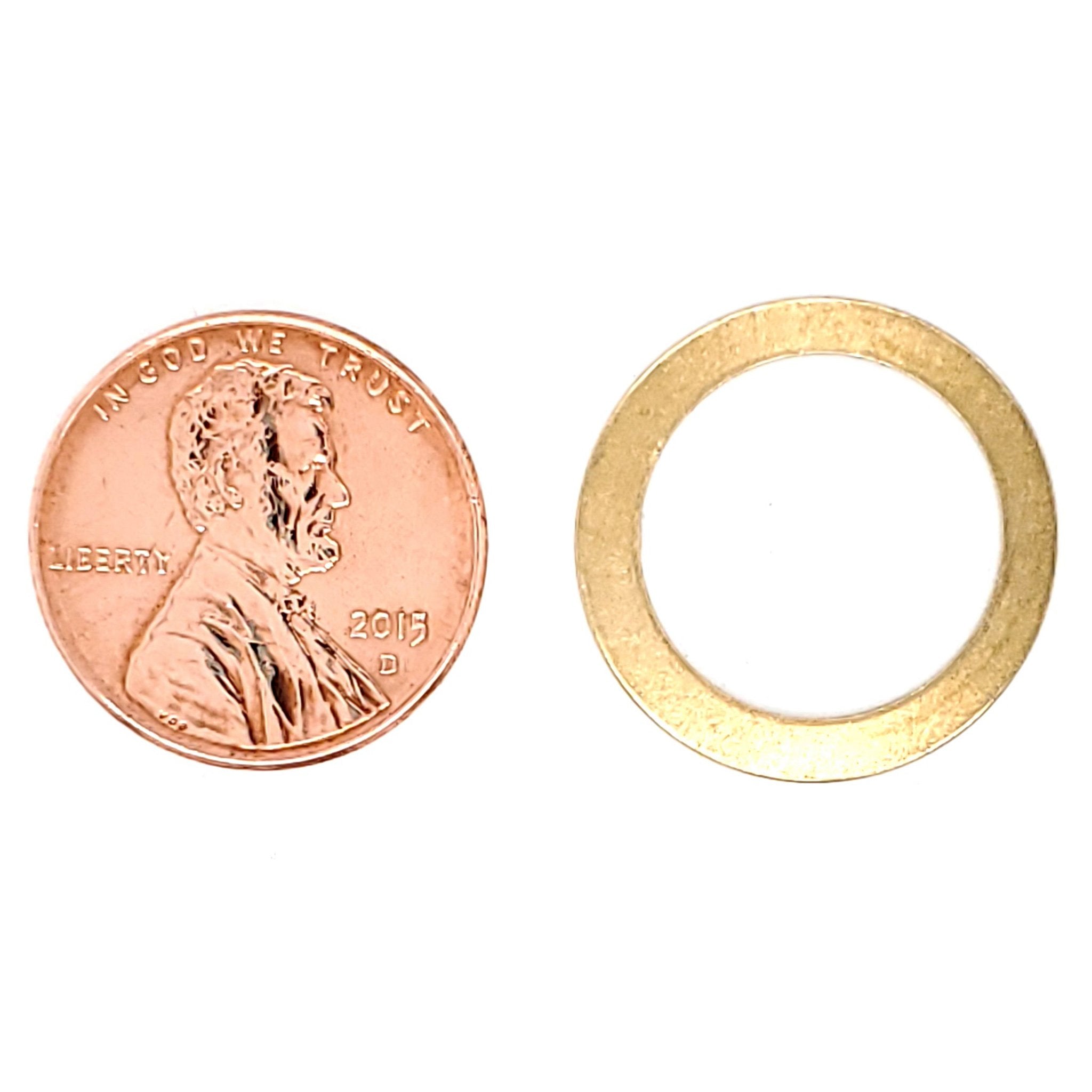 Brass Blank Washer Pendant / SBB0219、mySite、dreamappss