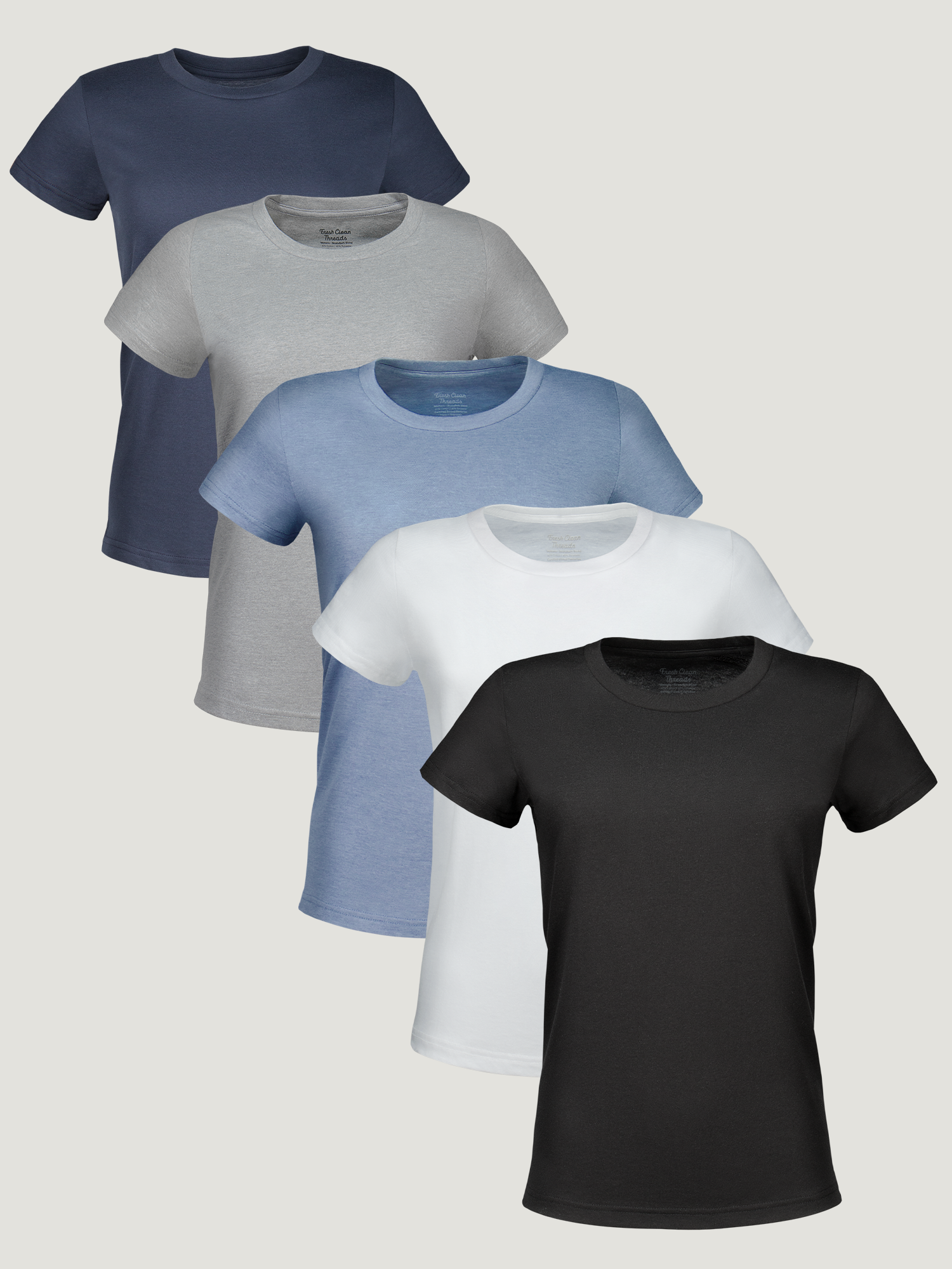  Women's Best Sellers Crew 5-Pack、mySite、ghnorth