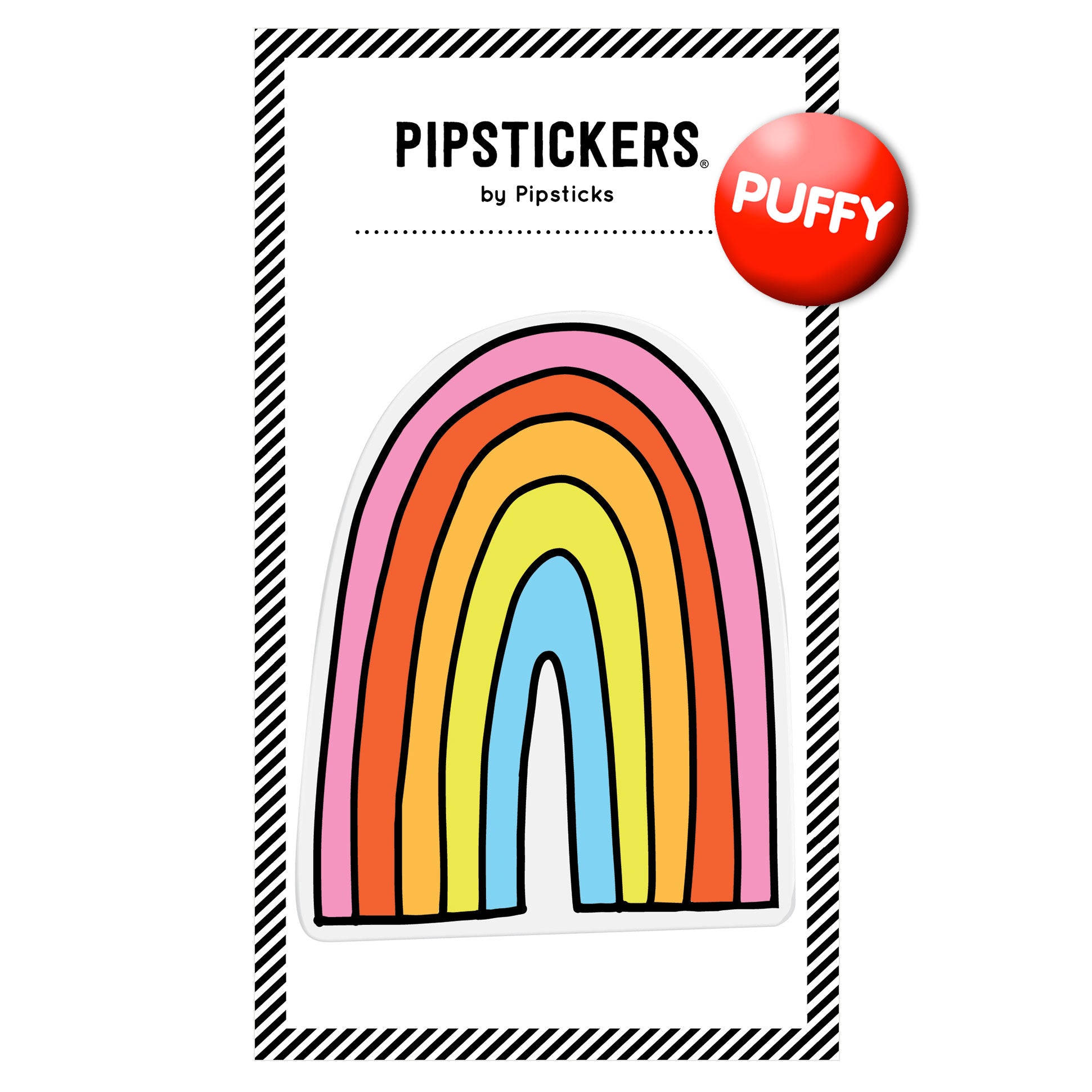  Big Puffy Rainbow Sticker、mySite、ghnorth
