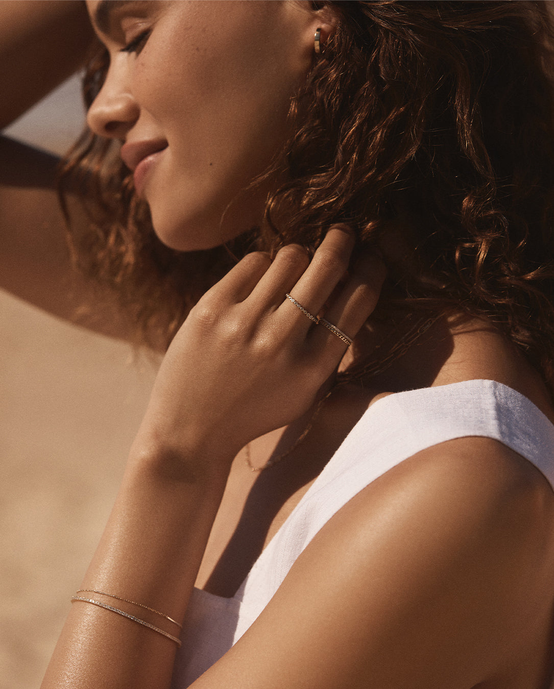 14k Gold Rose Bar Bracelet、mySite、hinf8tx79