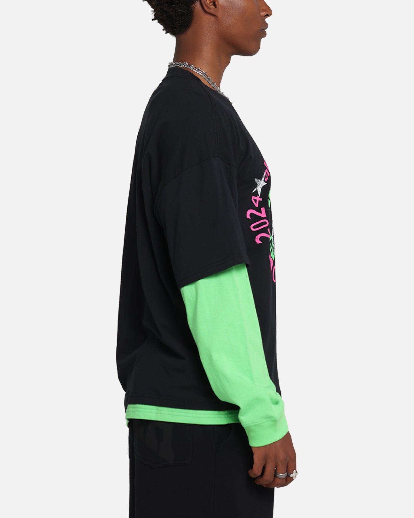 Avril Lavigne Avril Layered Long Sleeve T-Shirt Black Wash、mySite、zt4zffjzw