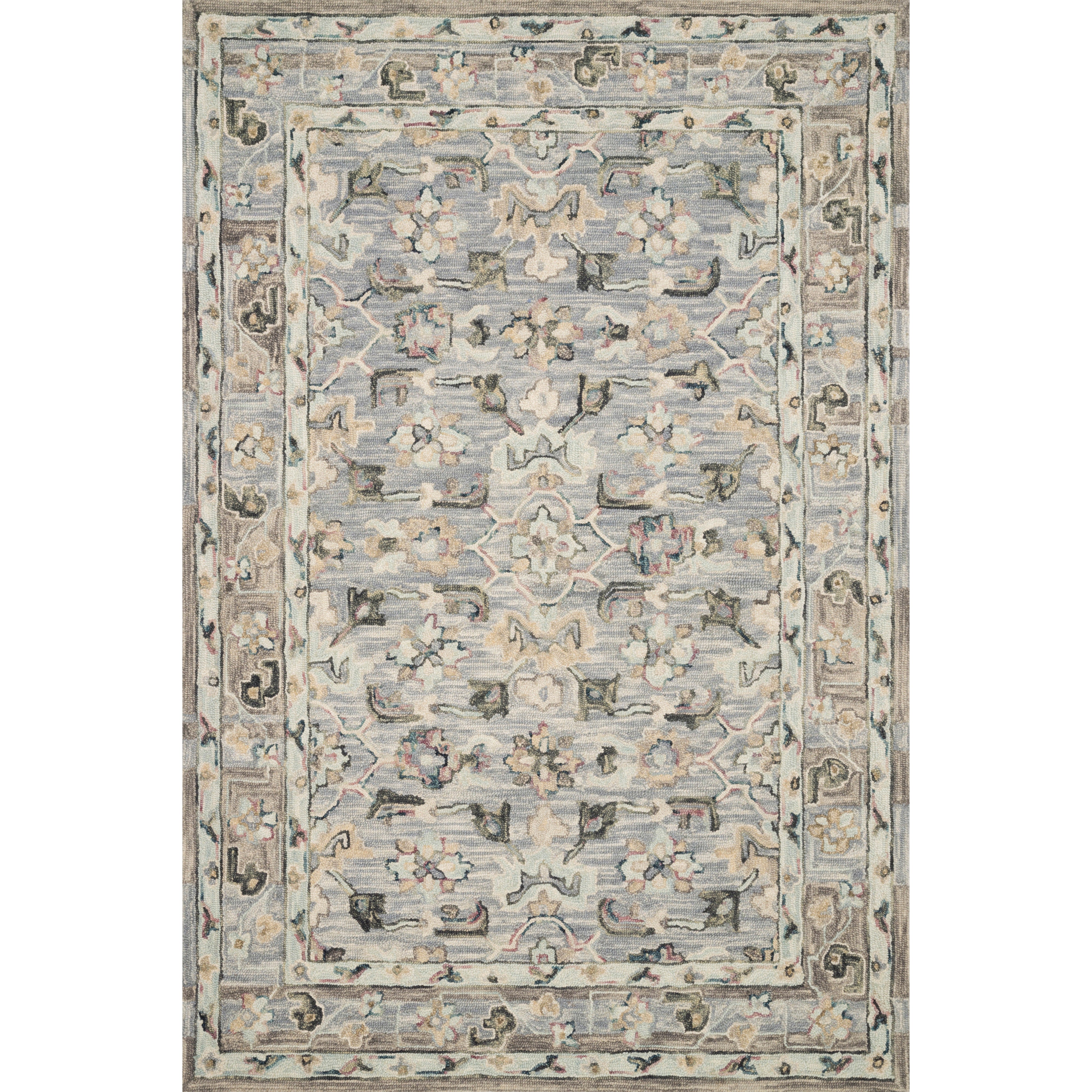 Beatty Light Blue Multi Area Rug、mySite、gigharbornorthrealestate