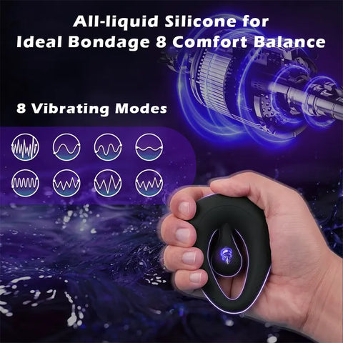 SyncPulse Adjustable Vibrating Couples Ring