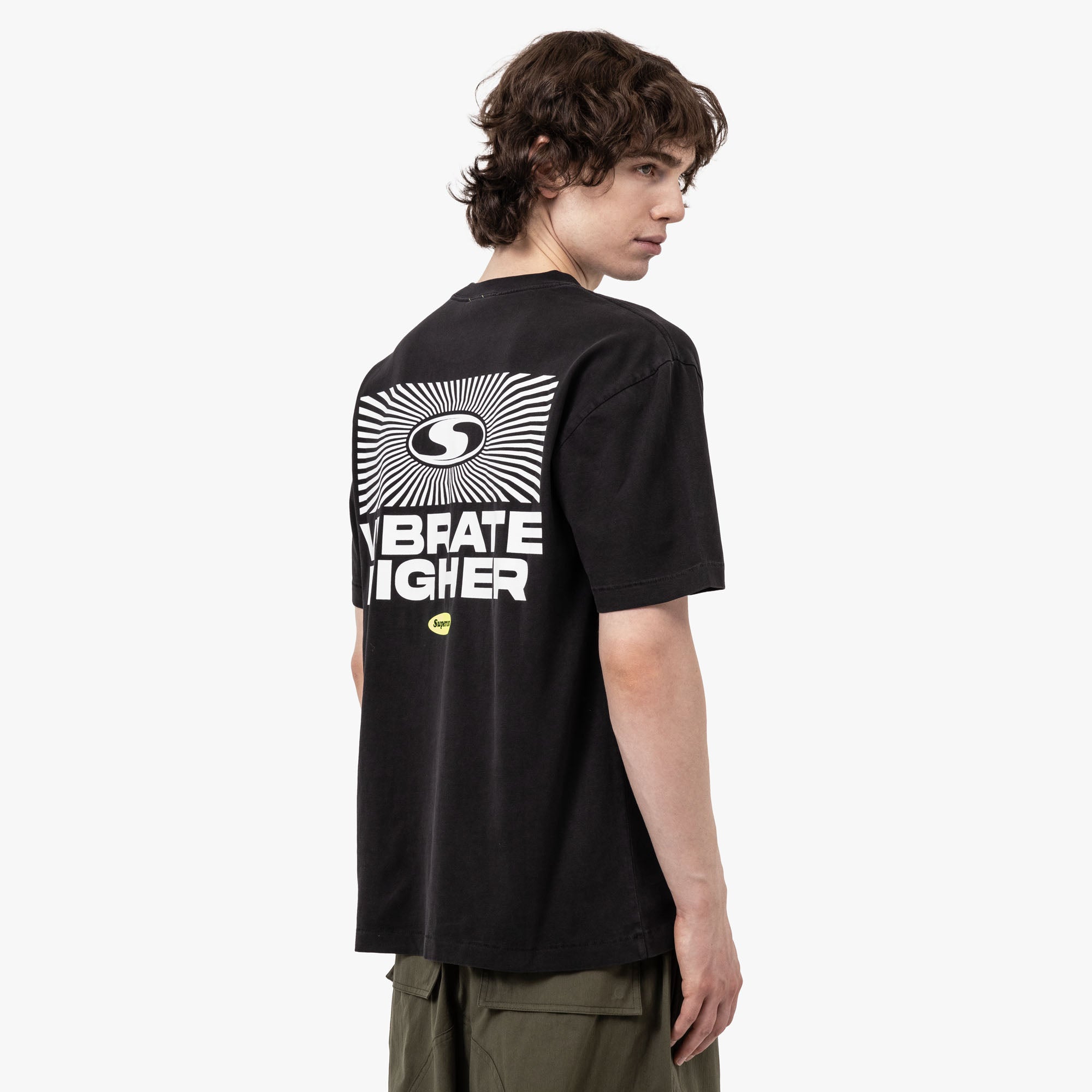  Supervsn Vibrate Higher T-Shirt / Vintage Black、mySite、merchandisen