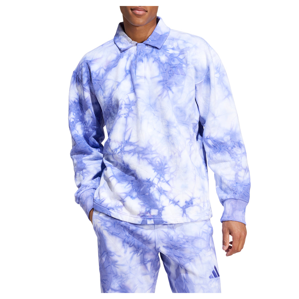 All Season Tie-Dye Long Sleeve Polo Shirt、mySite、gtrtttuynbv