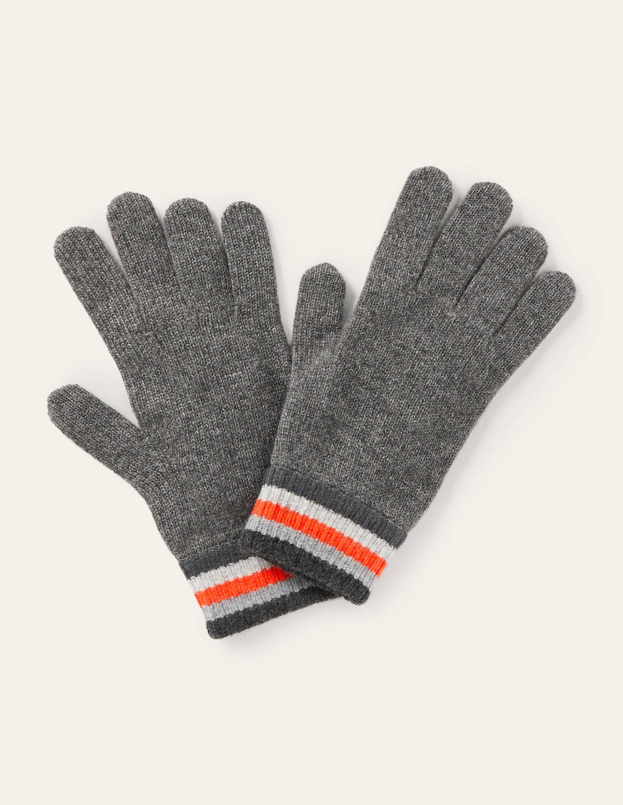  Cashmere Gloves-Grey Stripe、mySite、ashleygrahame