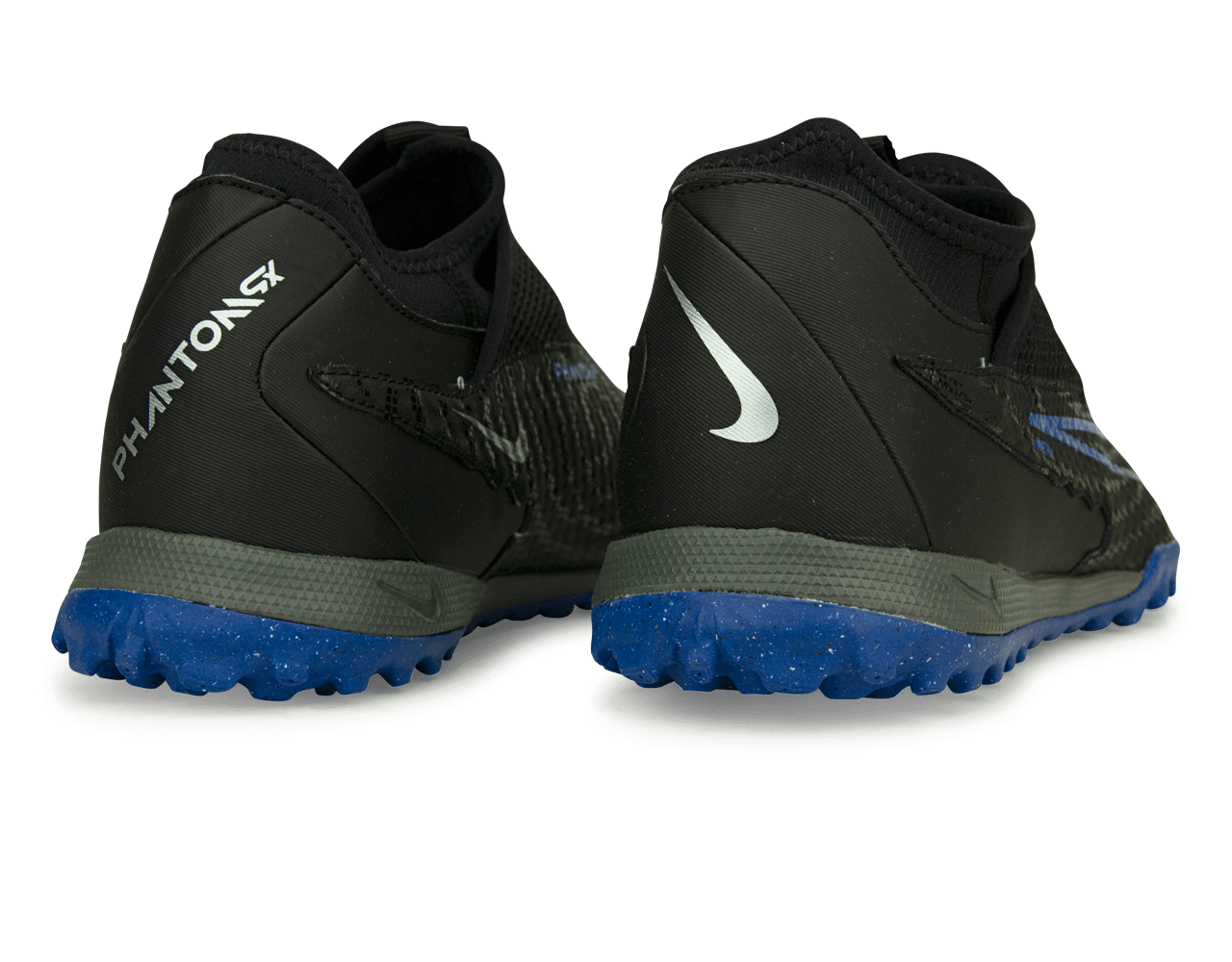 Nike Men's Phantom GX Academy DF TF Black/Blue、mySite、noshort