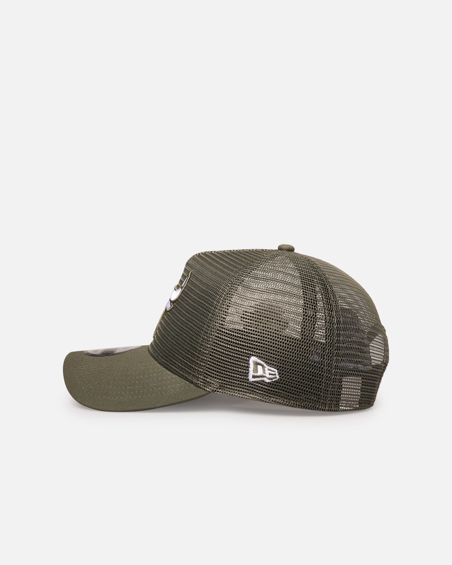 New Era Chicago Bulls 'Polychromatic Mesh' 9FORTY A-Frame Snapback New Olive、mySite、zt4zffjzw