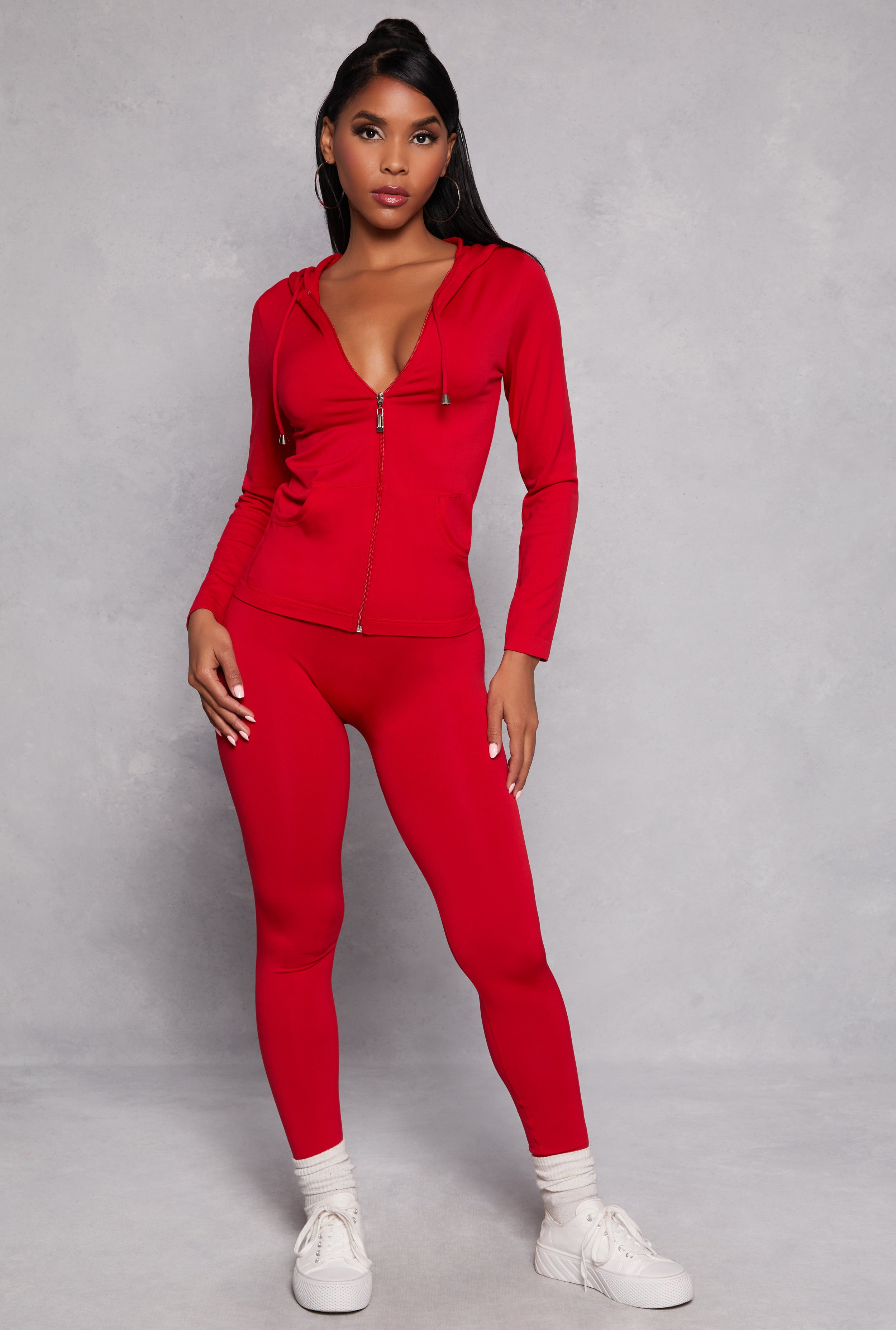 Seamless Zip Front Hooded Top、mySite、camillekostekn