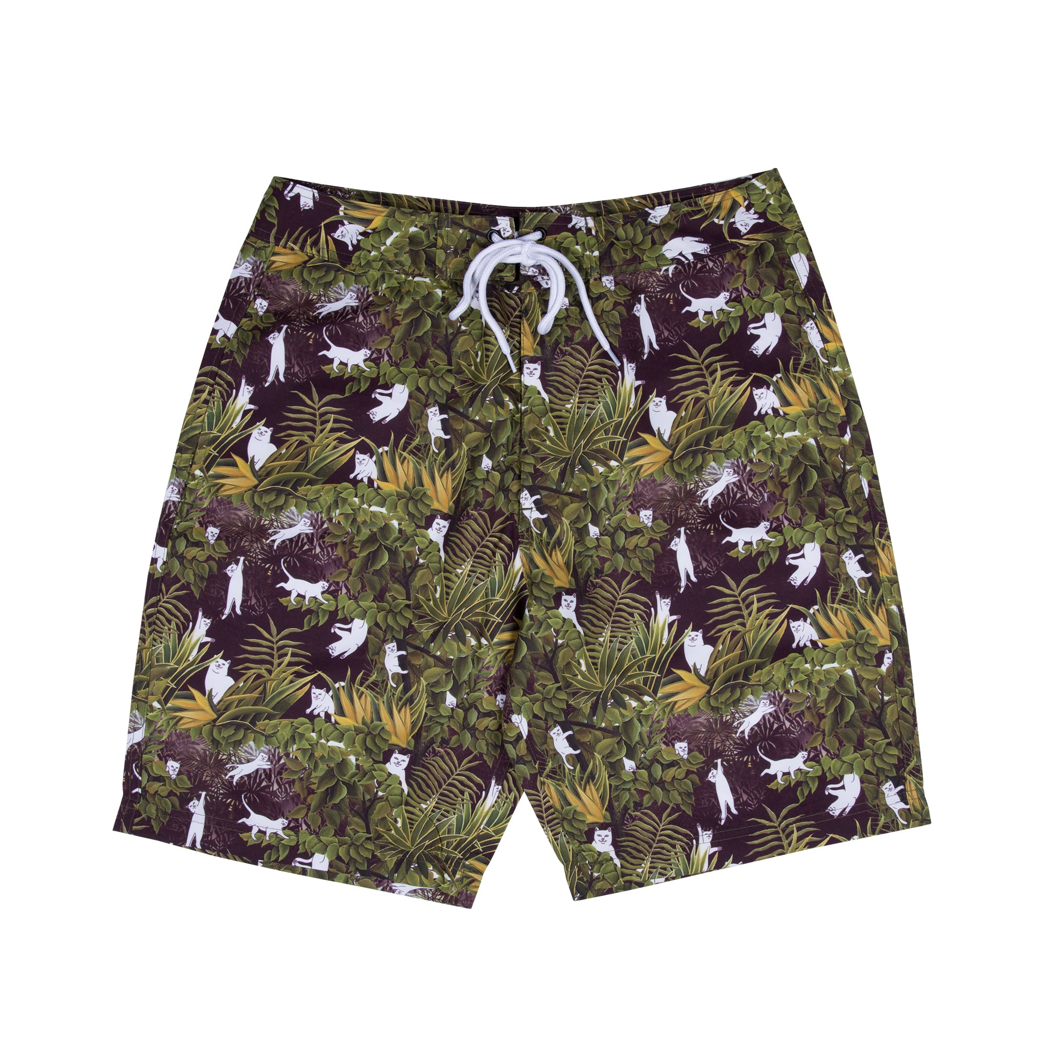  Jungle Nerm Swim Shorts (Black)、mySite、merchandisen