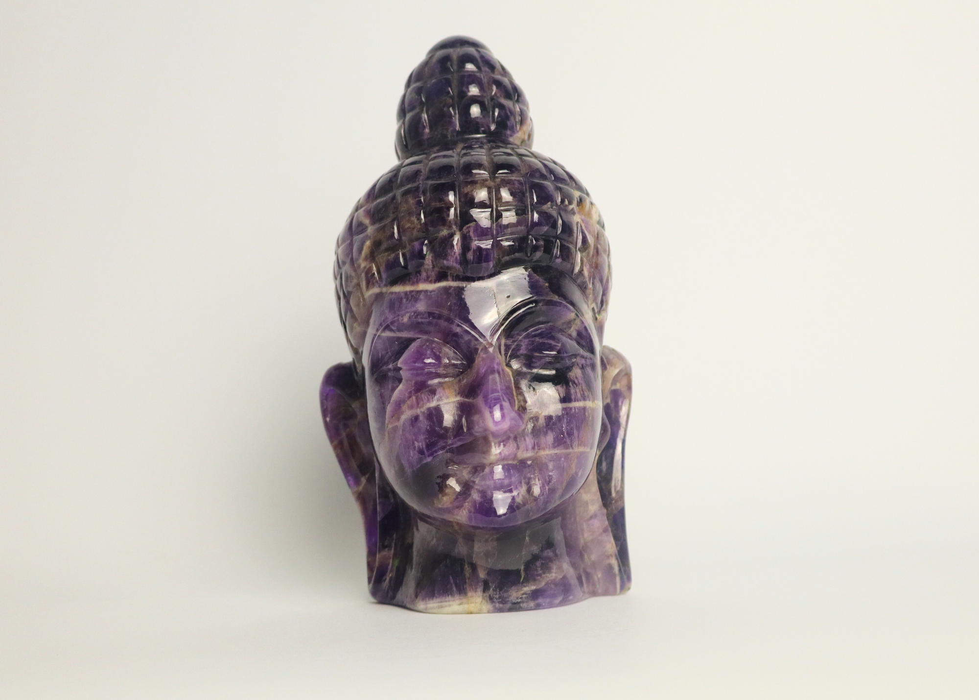 Buddha Head - Amethyst (18cm)、mySite、topwebapps