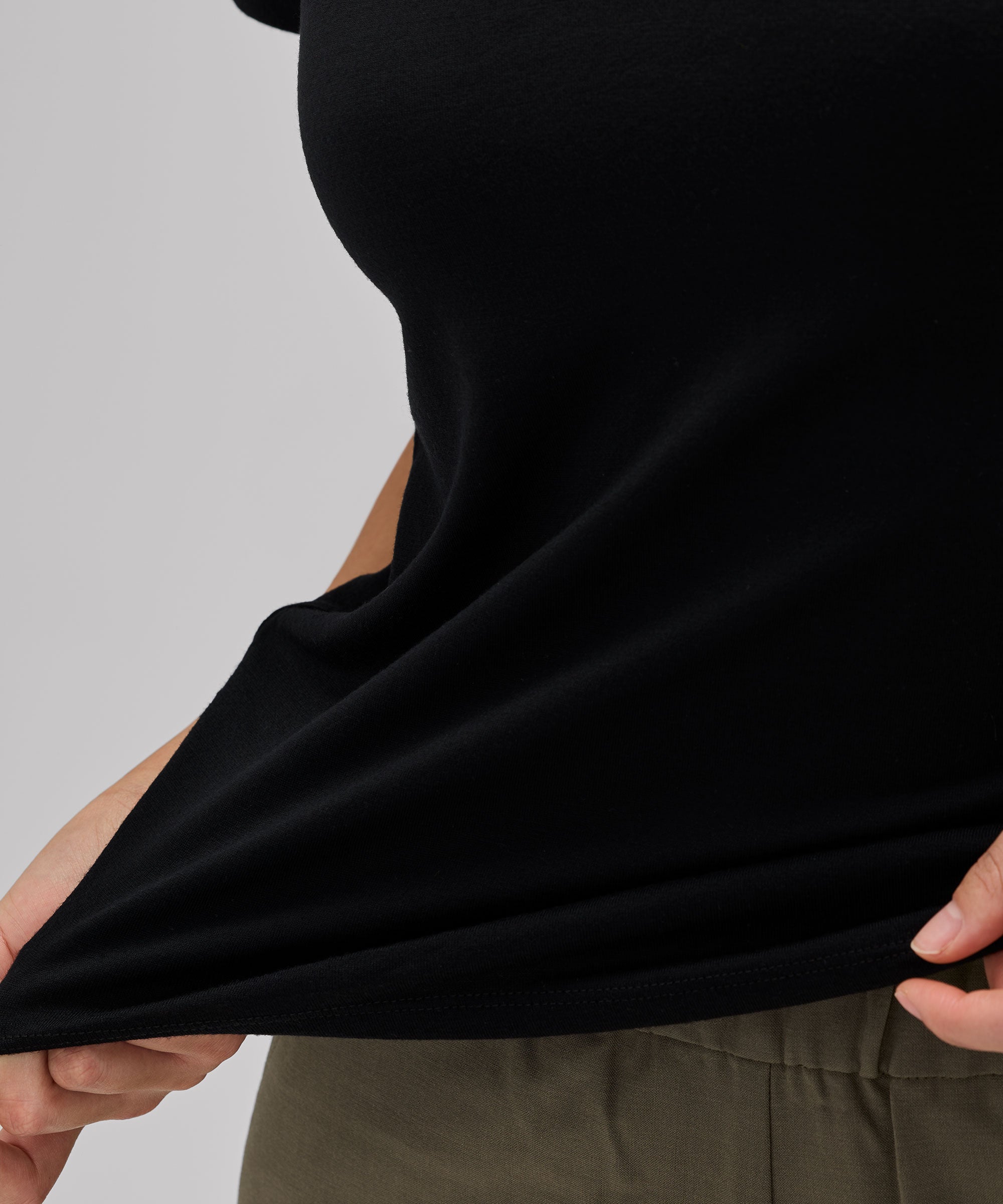 Women's Merino V-Neck T-Shirt、mySite、noshort