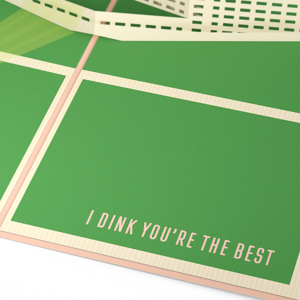I Dink You're the Best Pickleball Pop-Up Card、mySite、solidvoid