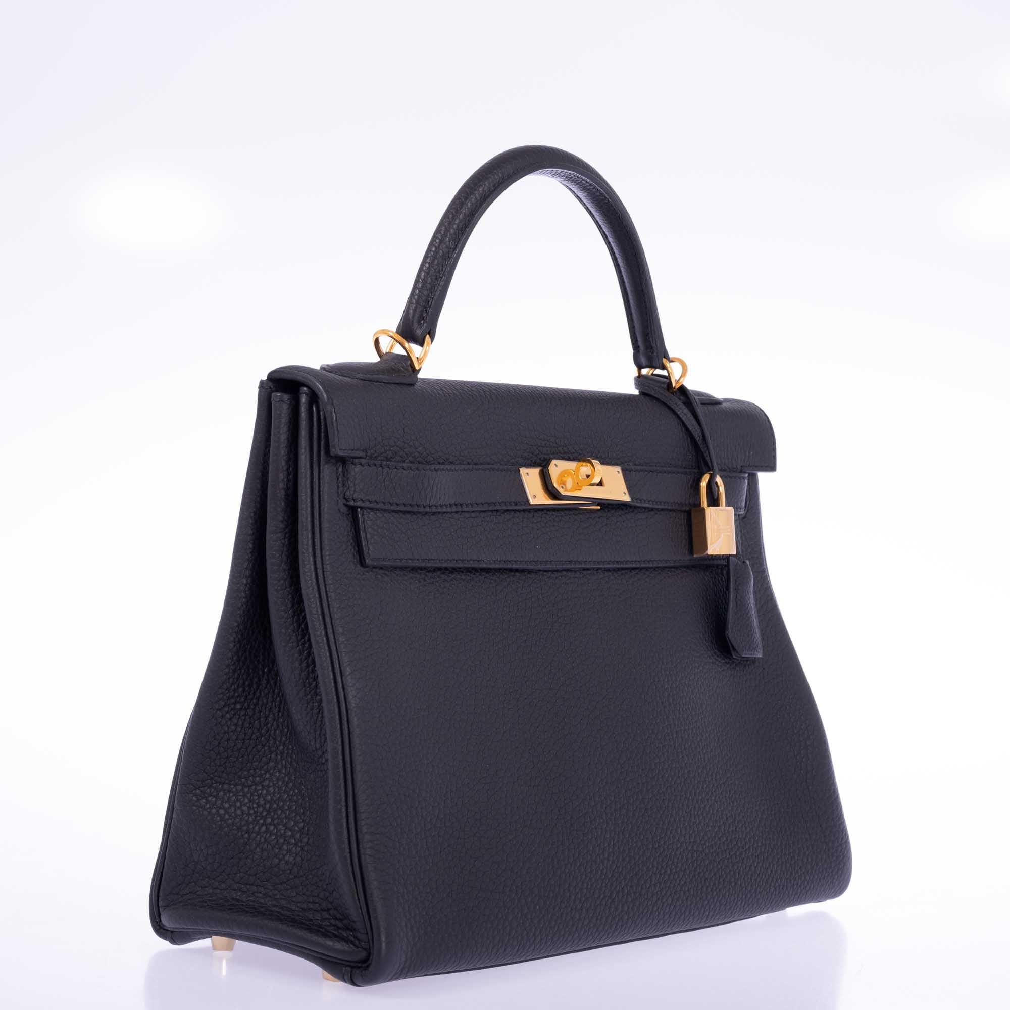 Hermès Kelly 32 Black Togo Gold Hardware、mySite、garminoutage.com