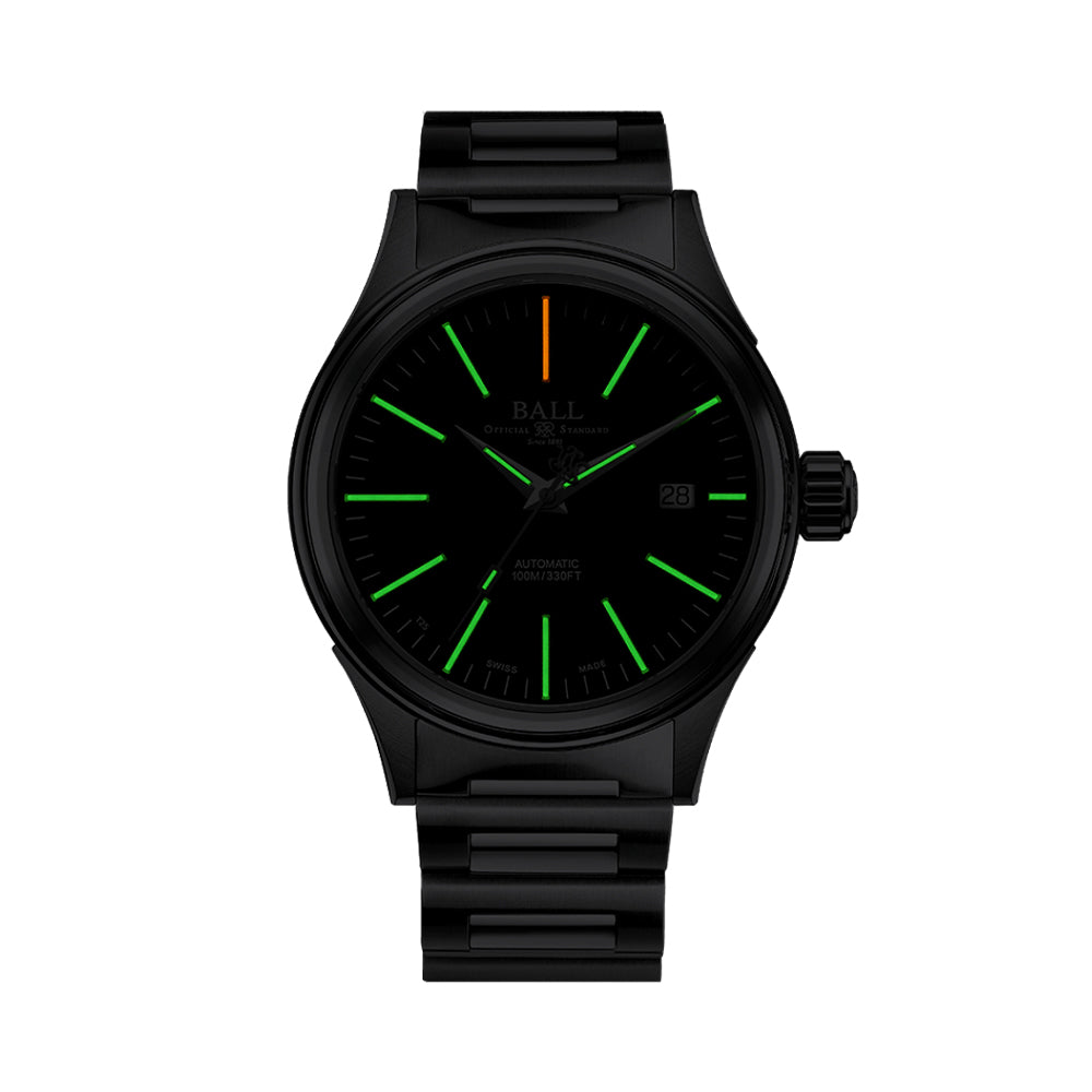  Fireman Enterprise 40mm - Black on Bracelet