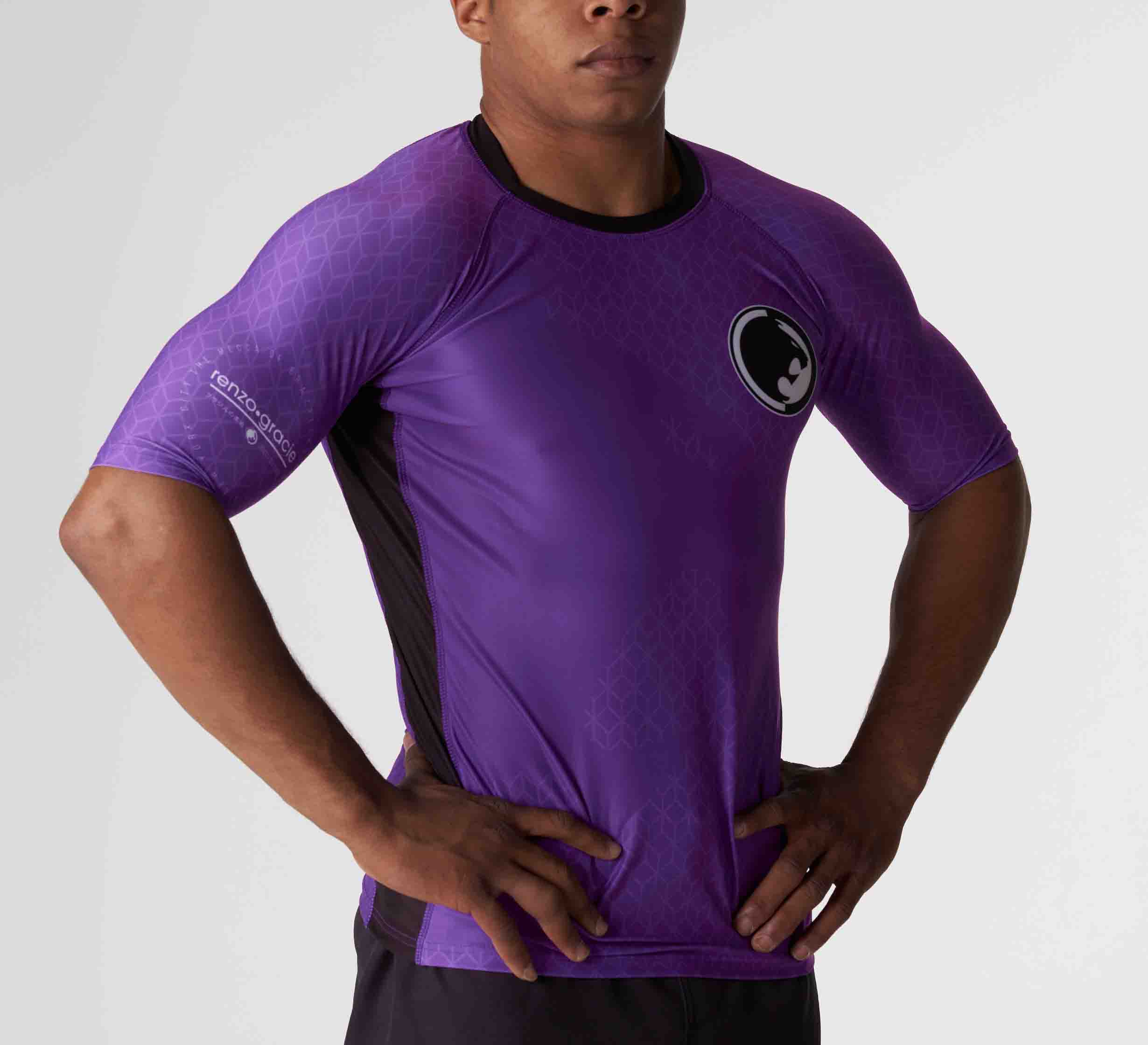 Renzo Gracie Mecca Ranked Short Sleeve Rashguard、mySite、gigharbornorthrealestate