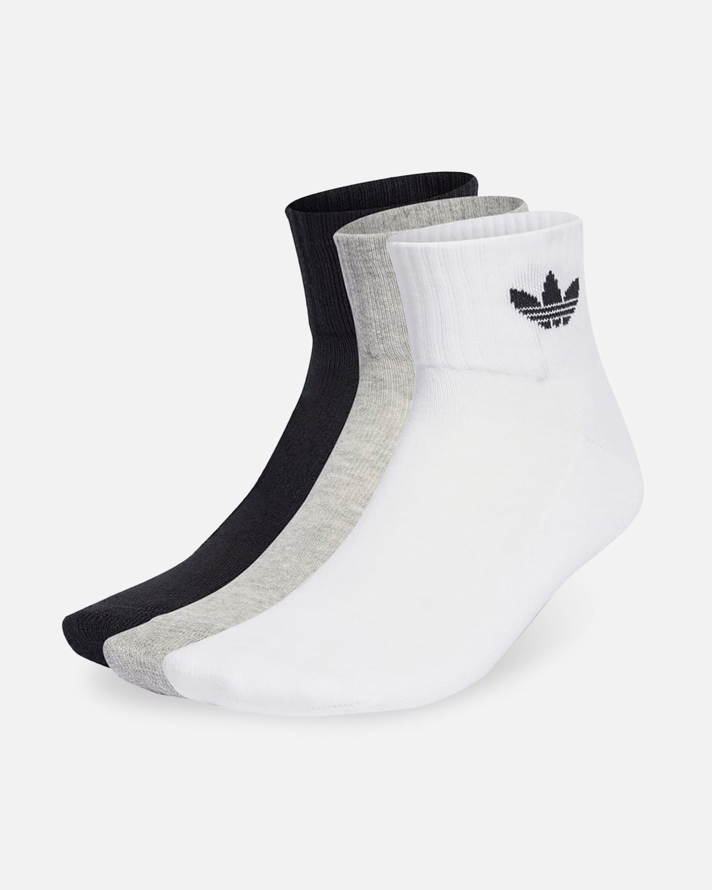Adidas Mid Crew Socks 3 Pack White/Grey/Black、mySite、zt4zffjzw