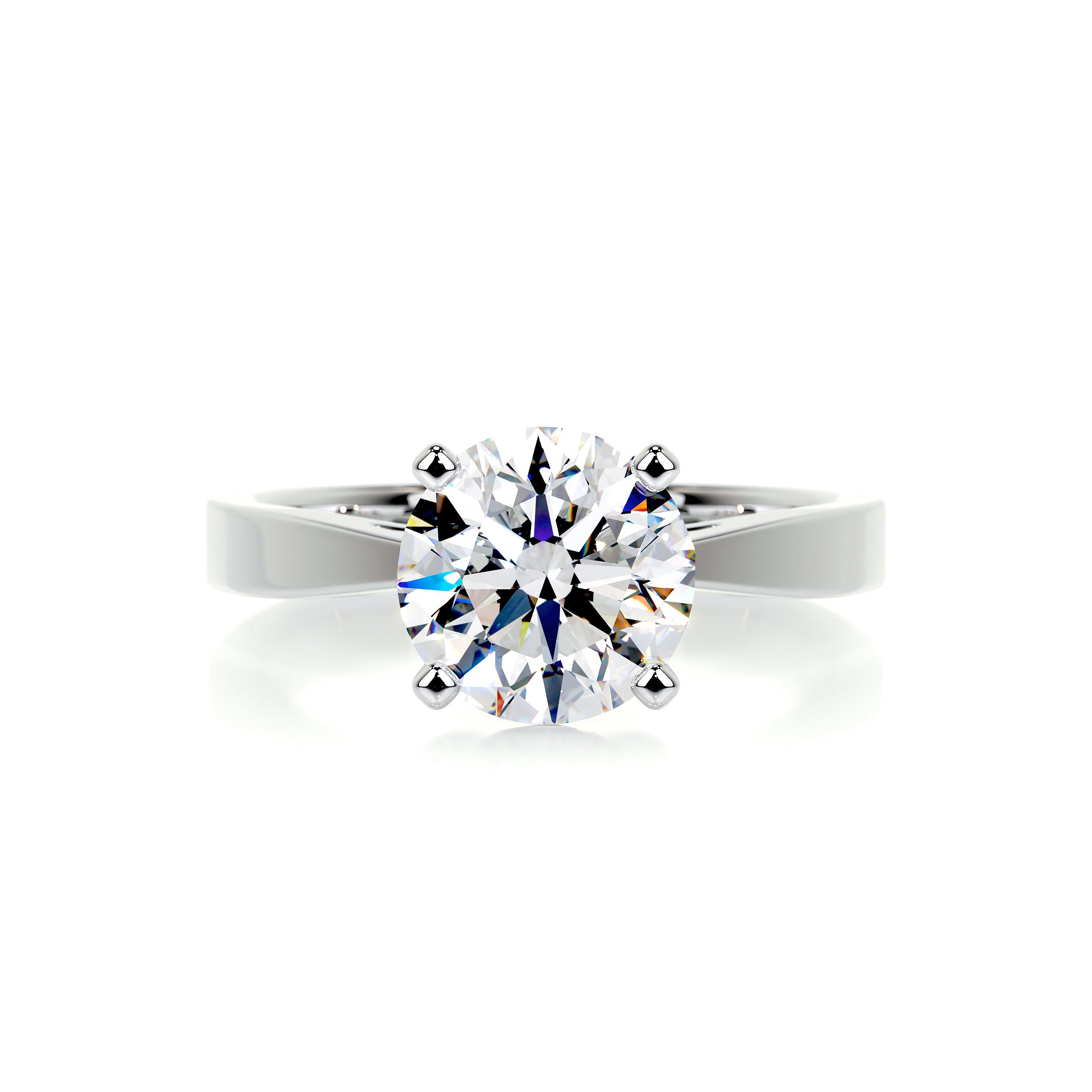 Diana Moissanite Ring -14K White Gold、mySite、hinf8tx79