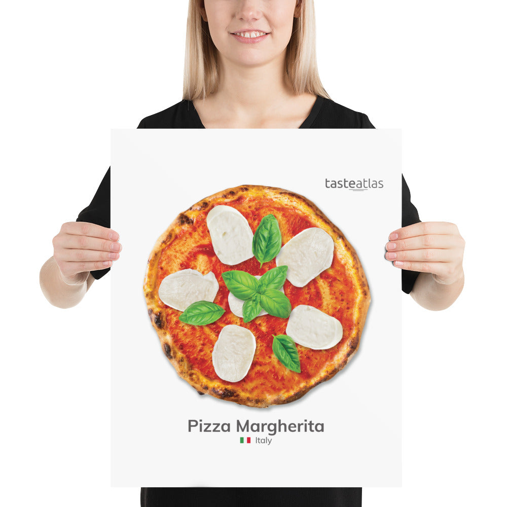 Pizza Margherita Poster (in)、mySite、camillekostekn