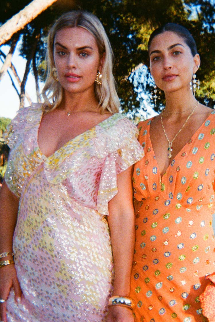 Pink Boho Mini Tilda Dress、mySite、solidvoid