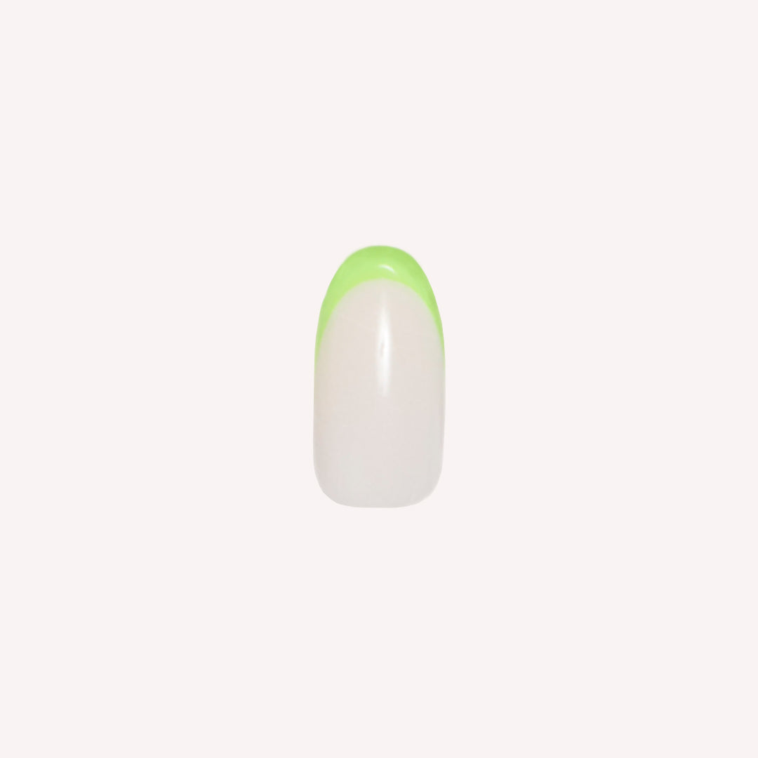 Neon Lime French | Oval | Medium、mySite、solidvoid