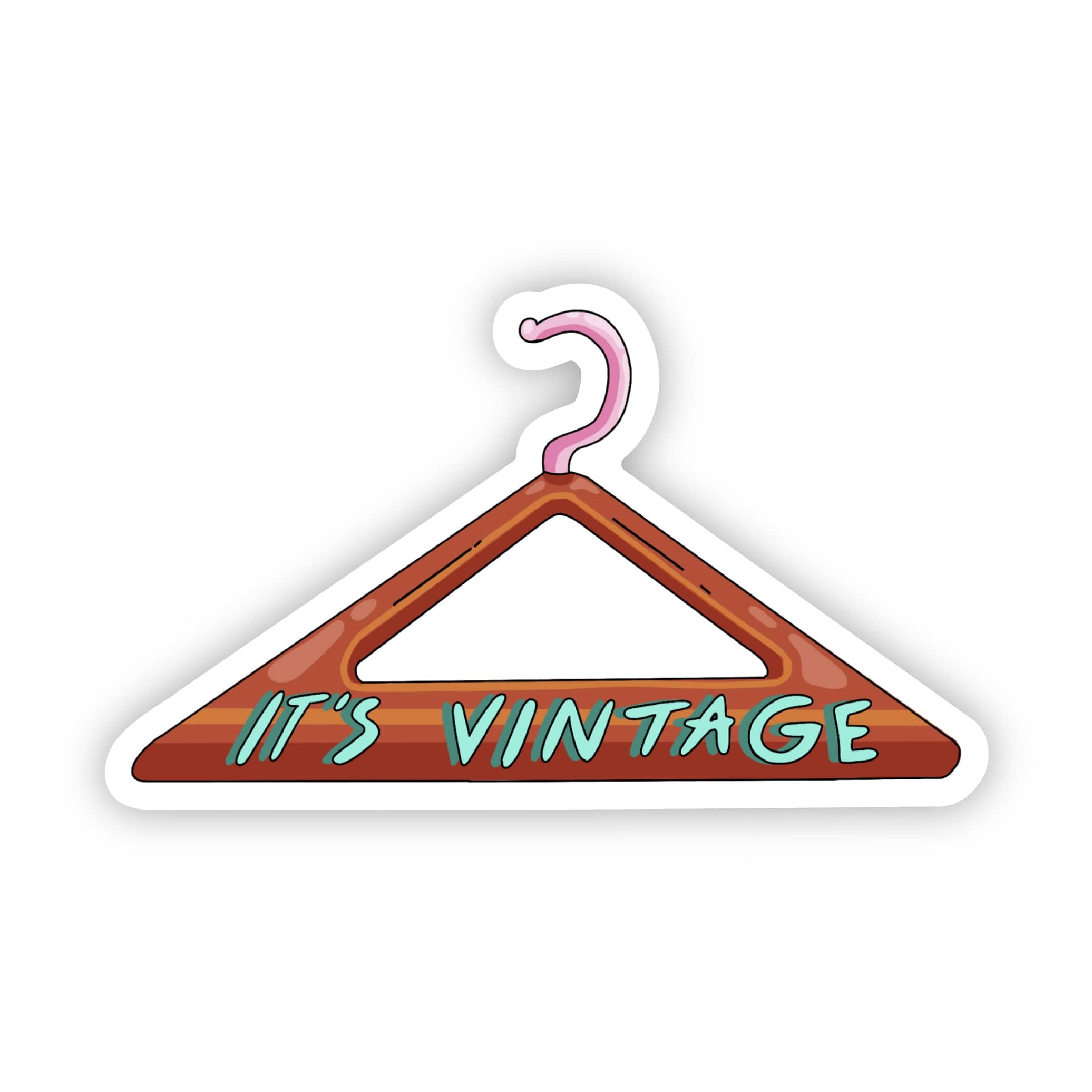  It's Vintage clothes hanger sticker、mySite、elrpsem3k