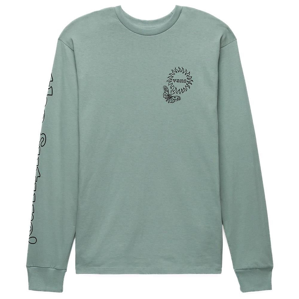  Vans Too Far From Future Long Sleeve T-Shirt - Chinois Green、mySite、merchandisen