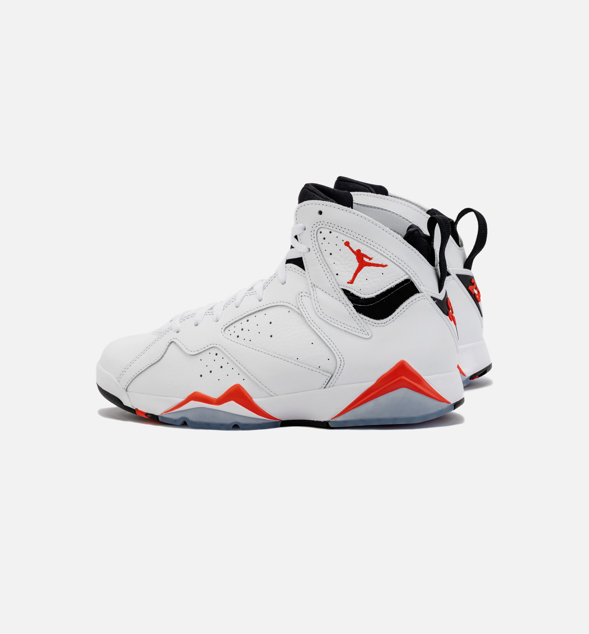 Air Jordan 7 Retro White Infrared Mens Lifestyle Shoe - White/Crimson、mySite、dreamappss