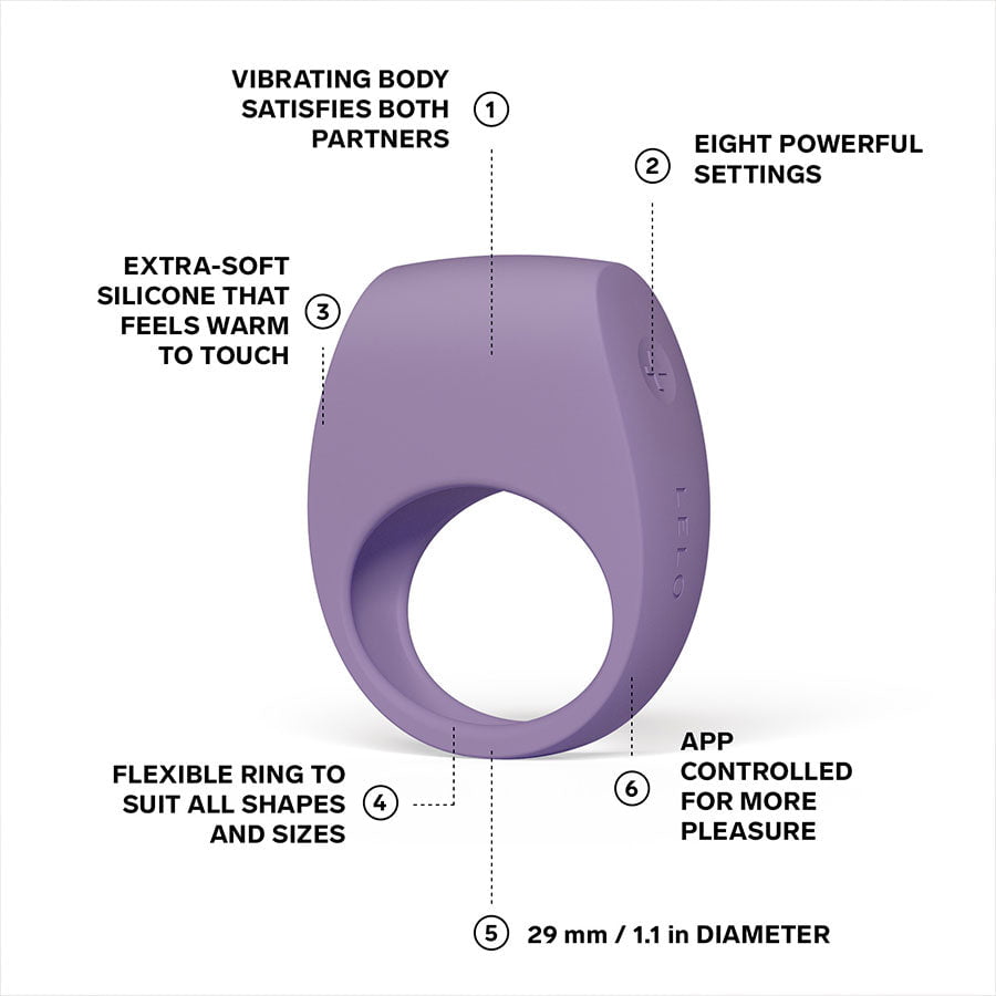 Lelo Tor 3 App Controlled Vibrating Silicone Cock Ring、mySite、bottomscart