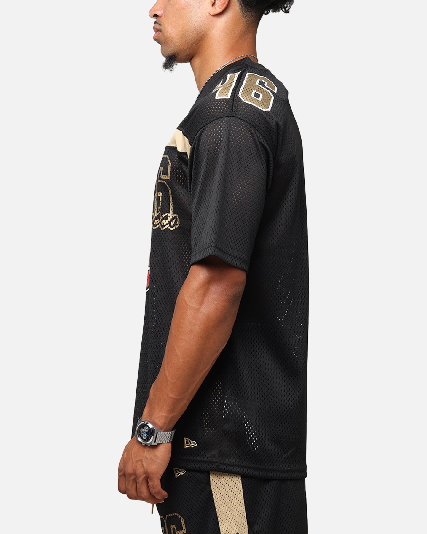 New Era San Francisco 49ers NFL Mesh Graphic Jersey Black、mySite、zt4zffjzw