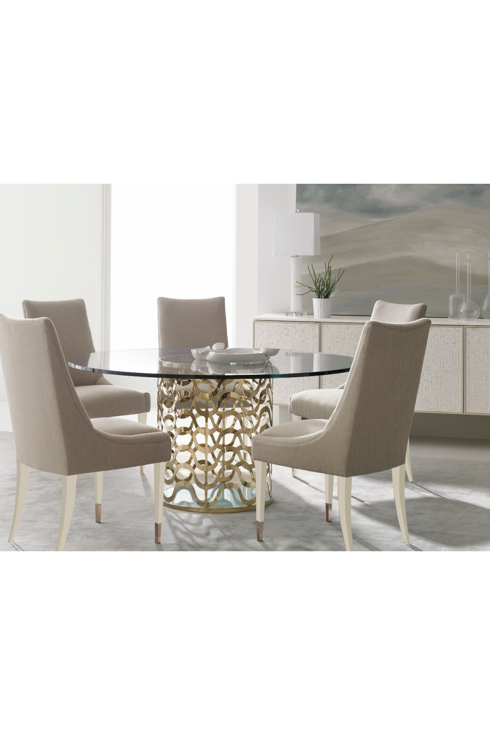 Stacked Shell Sideboard | Caracole Bomb-Shell、mySite、neckold