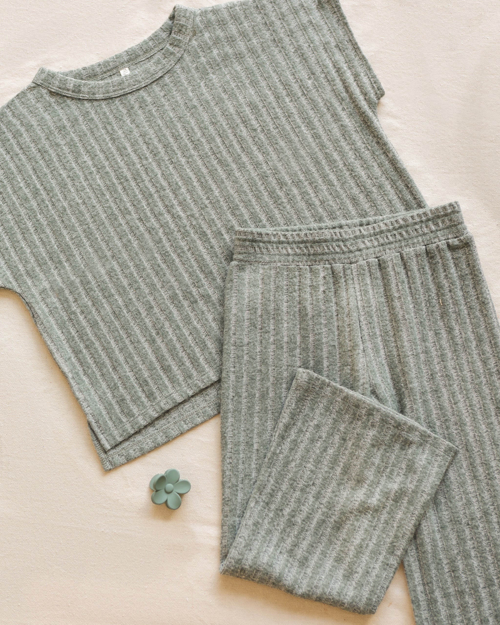  Cozy Rib Knit Set || Eucalyptus、mySite、layawaytickets