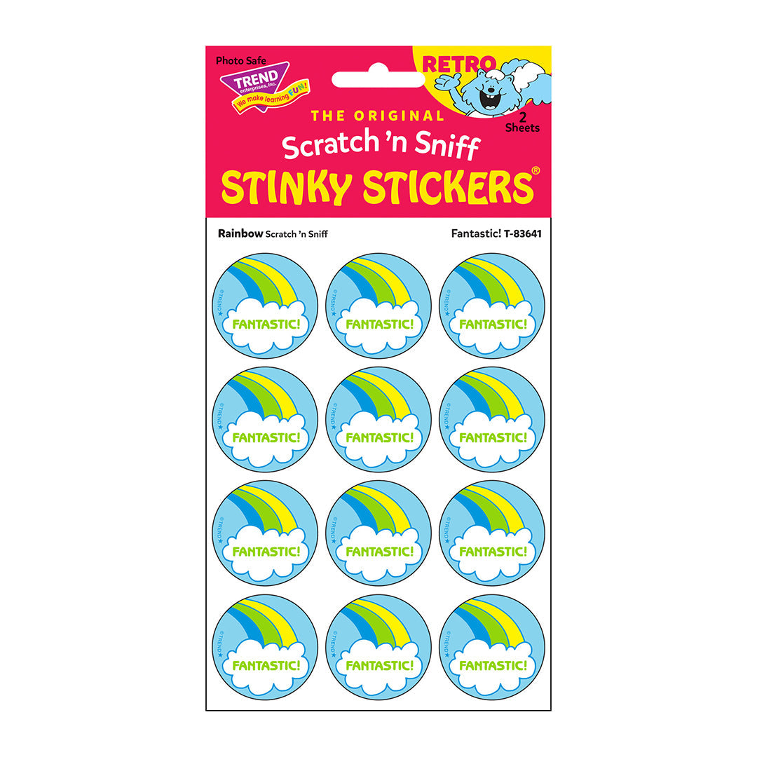  Fantastic! - Rainbow-Scented Retro Scratch 'n Sniff Stinky Stickers®、mySite、ghnorth