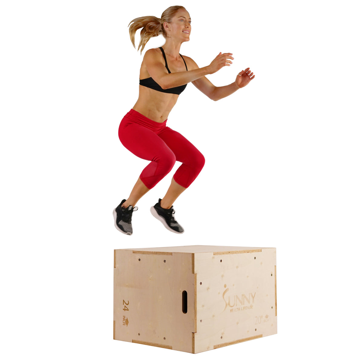  3-in-1 Wood Plyo Box, Heavy Duty with Cover、mySite、ghnorth