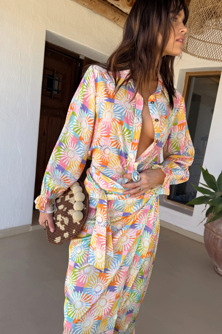 Check Sun Geanie Shirt、mySite、solidvoid