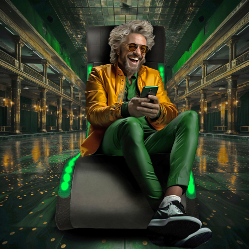 FOLDABLE GAMING CHAIR WITH ONBOARD SPEAKERS、、casual