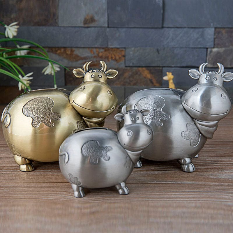 Pewter Pig & Cow Piggy Coin Banks-Unique and CUTE! ONLY at TPP!、mySite、g9winljtr
