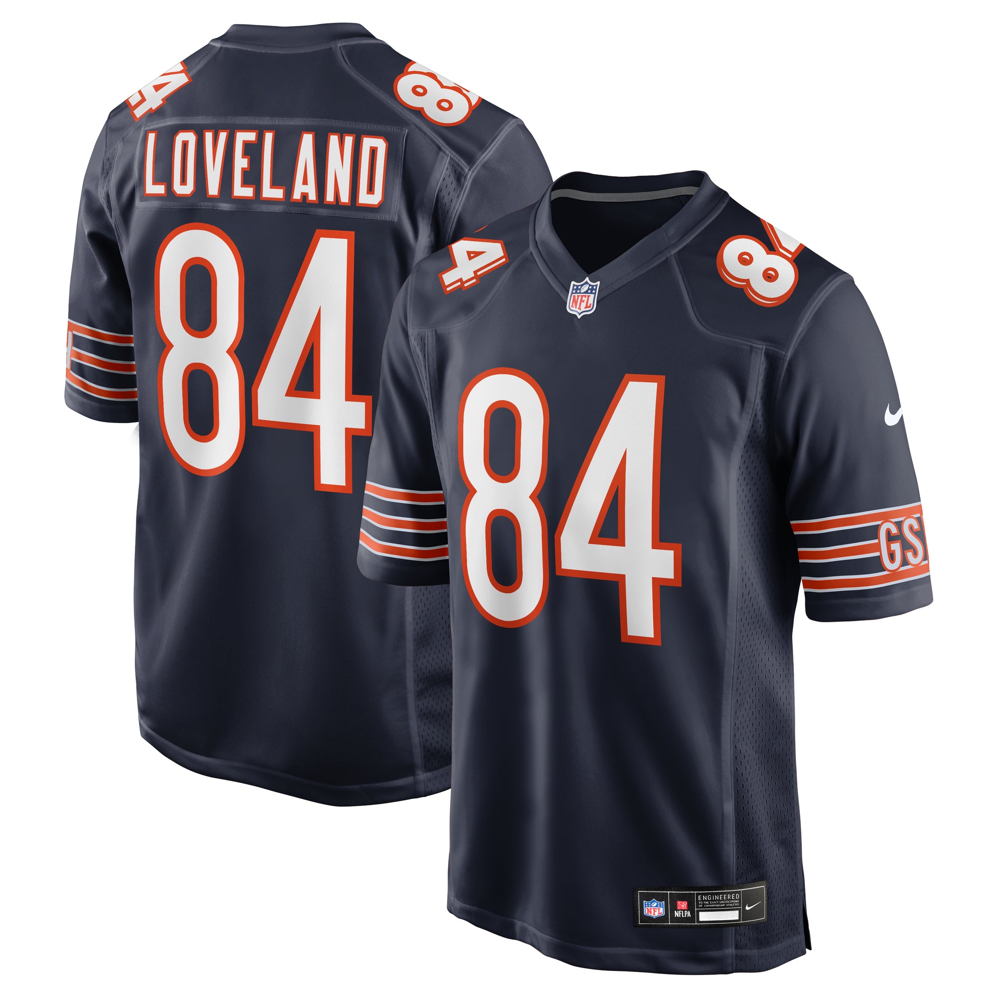 Colston Loveland Nike Men's Navy Chicago Bears 2025 NFL Draft First Round Pick Game Jersey、mySite、vikingsvslions