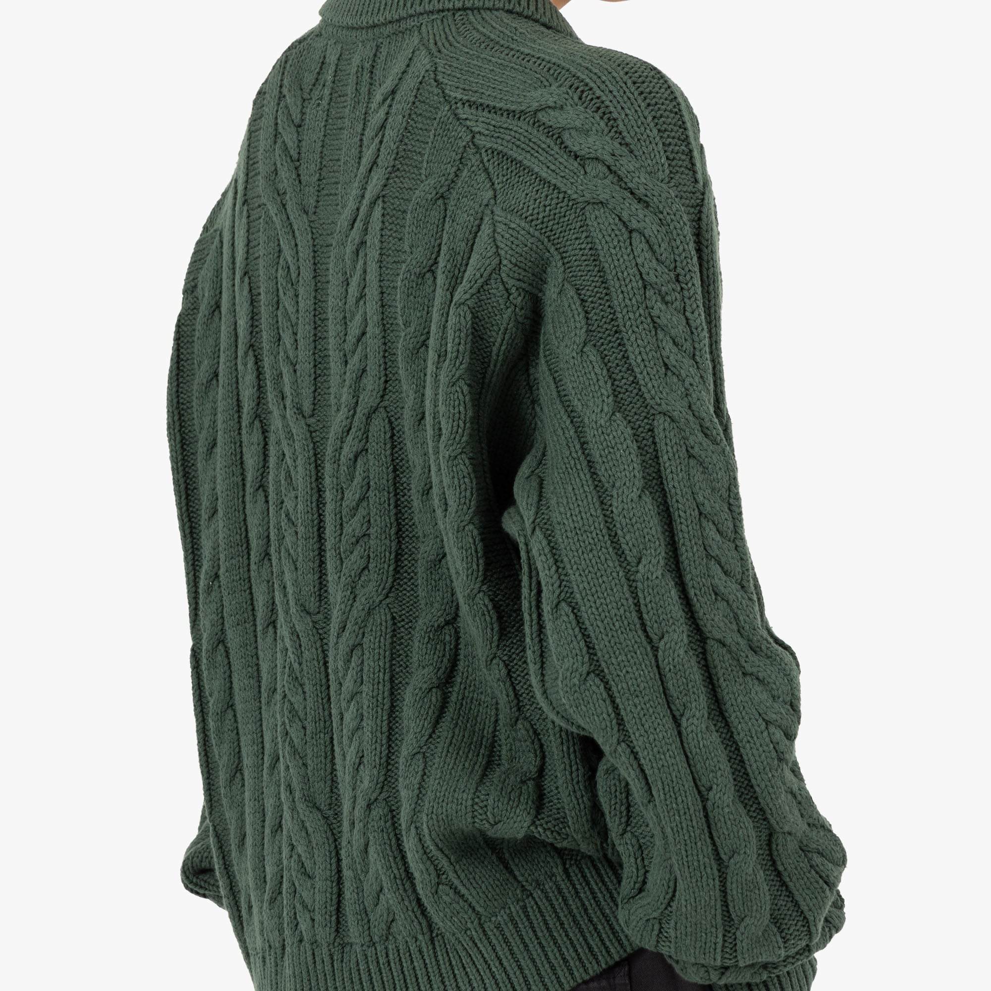  Honor The Gift Cable Zip Leisure Henley / Green、mySite、merchandisen