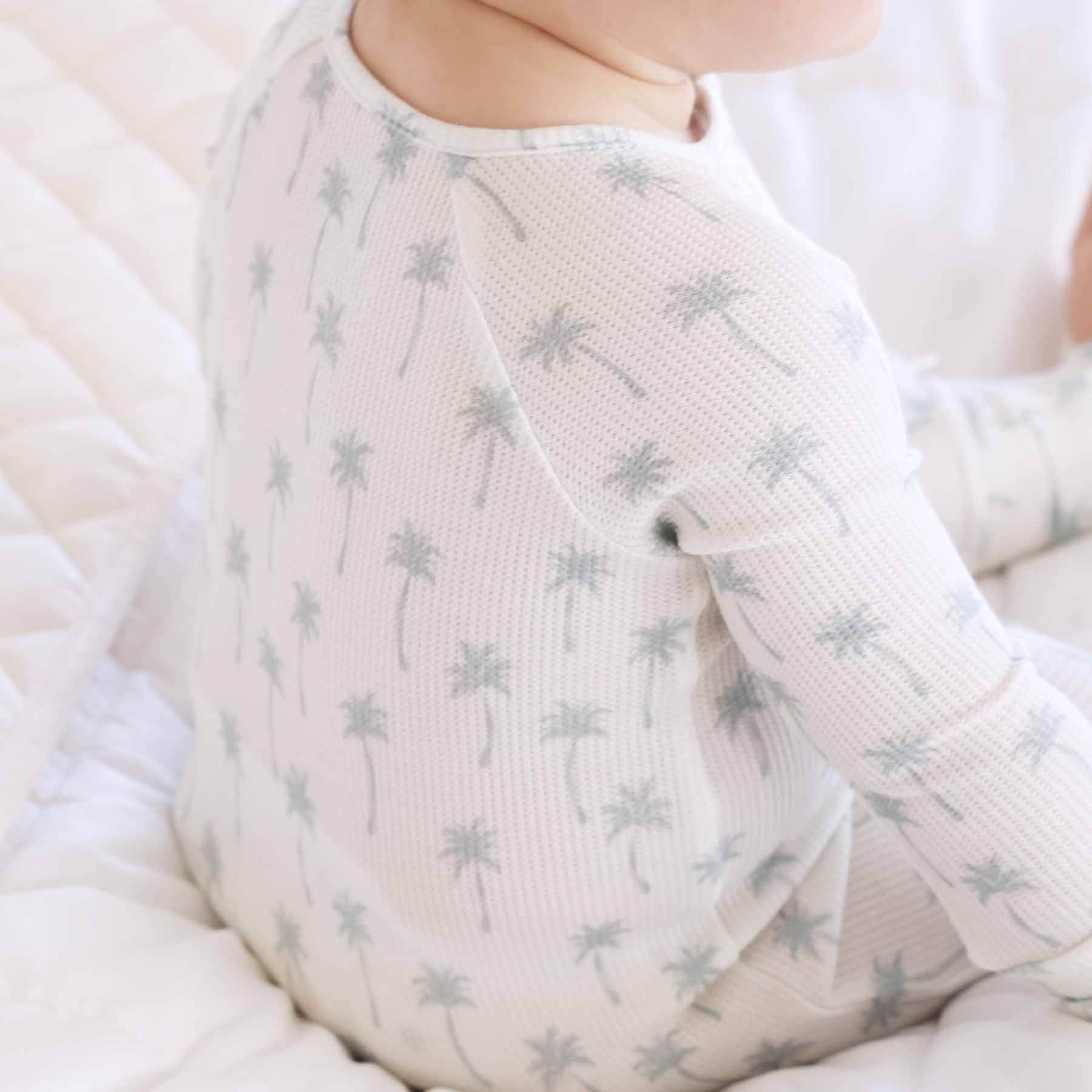  Preppy Palms Bamboo Waffle Convertible Zip Romper、mySite、layawaytickets