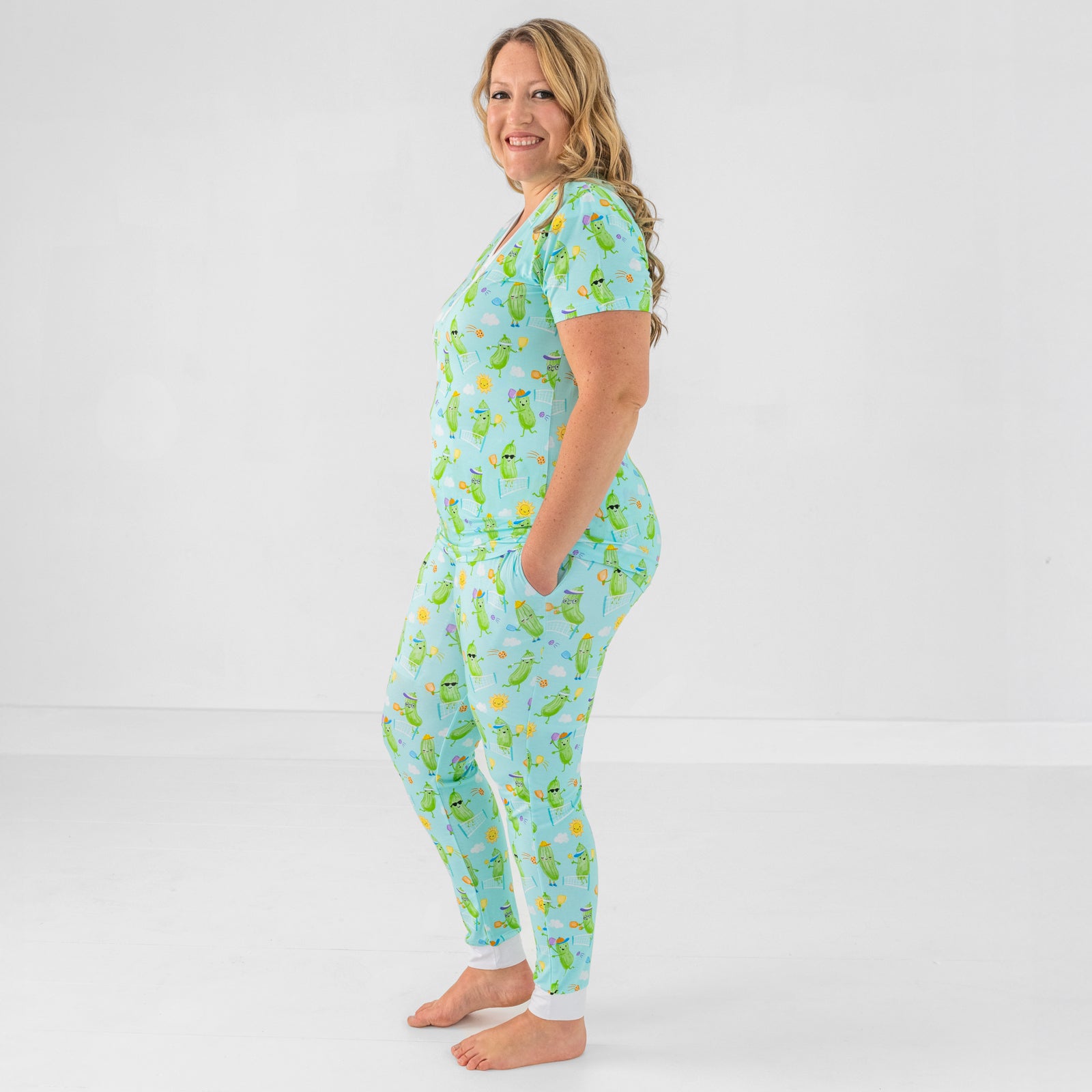 Pickle Power Women's Pajama Pants、mySite、g9winljtr