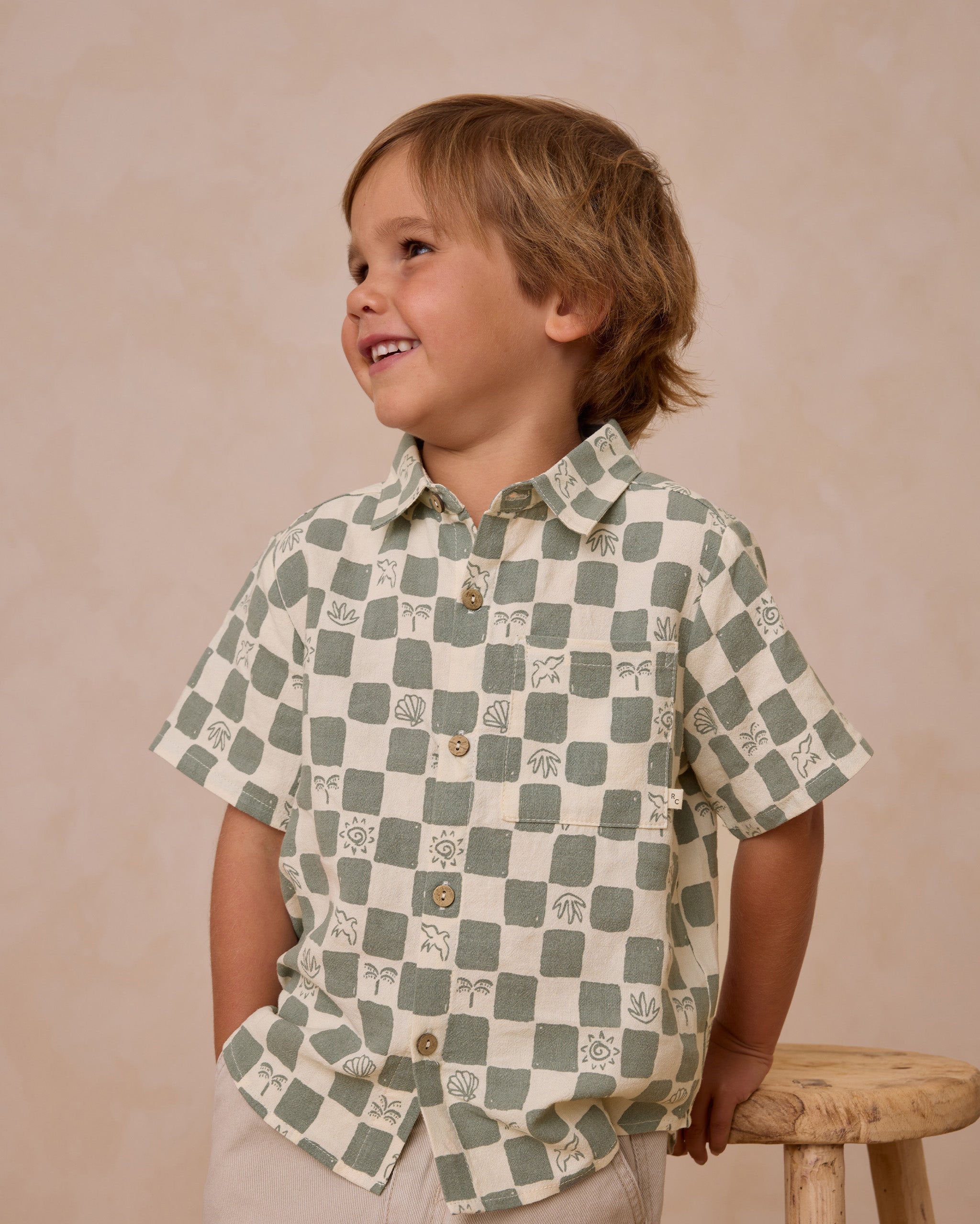  Collared Short Sleeve Shirt || Coastal Check、mySite、layawaytickets