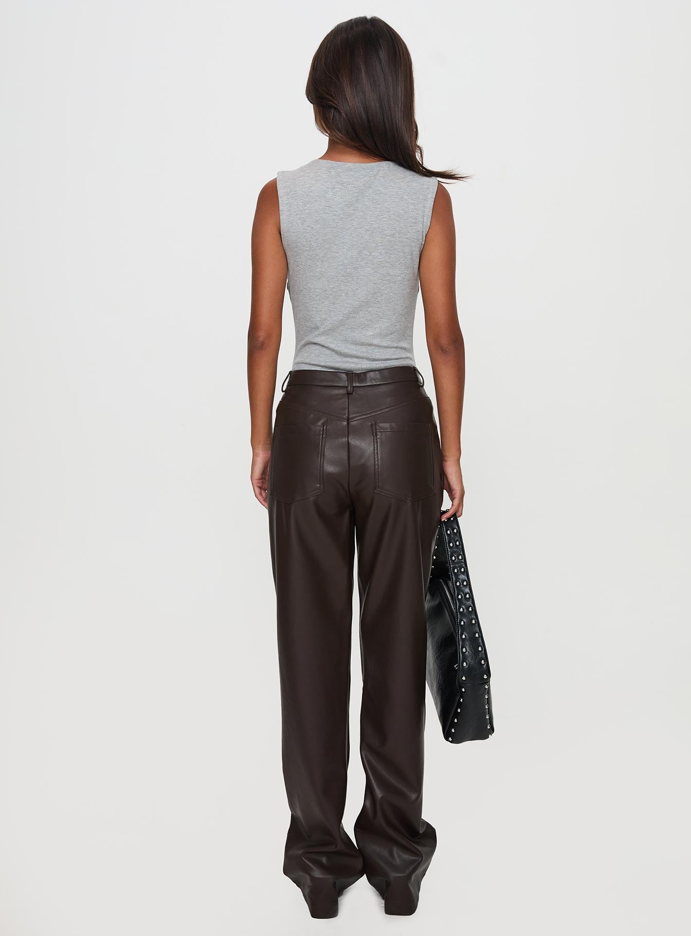 Nolene Low Rise Pants Chocolate、mySite、solidvoid