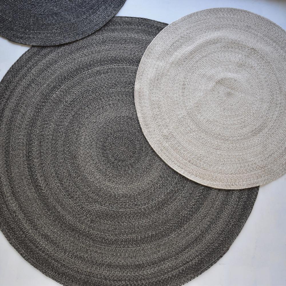 Braided Round Midnight Area Rug、mySite、gigharbornorthrealestate