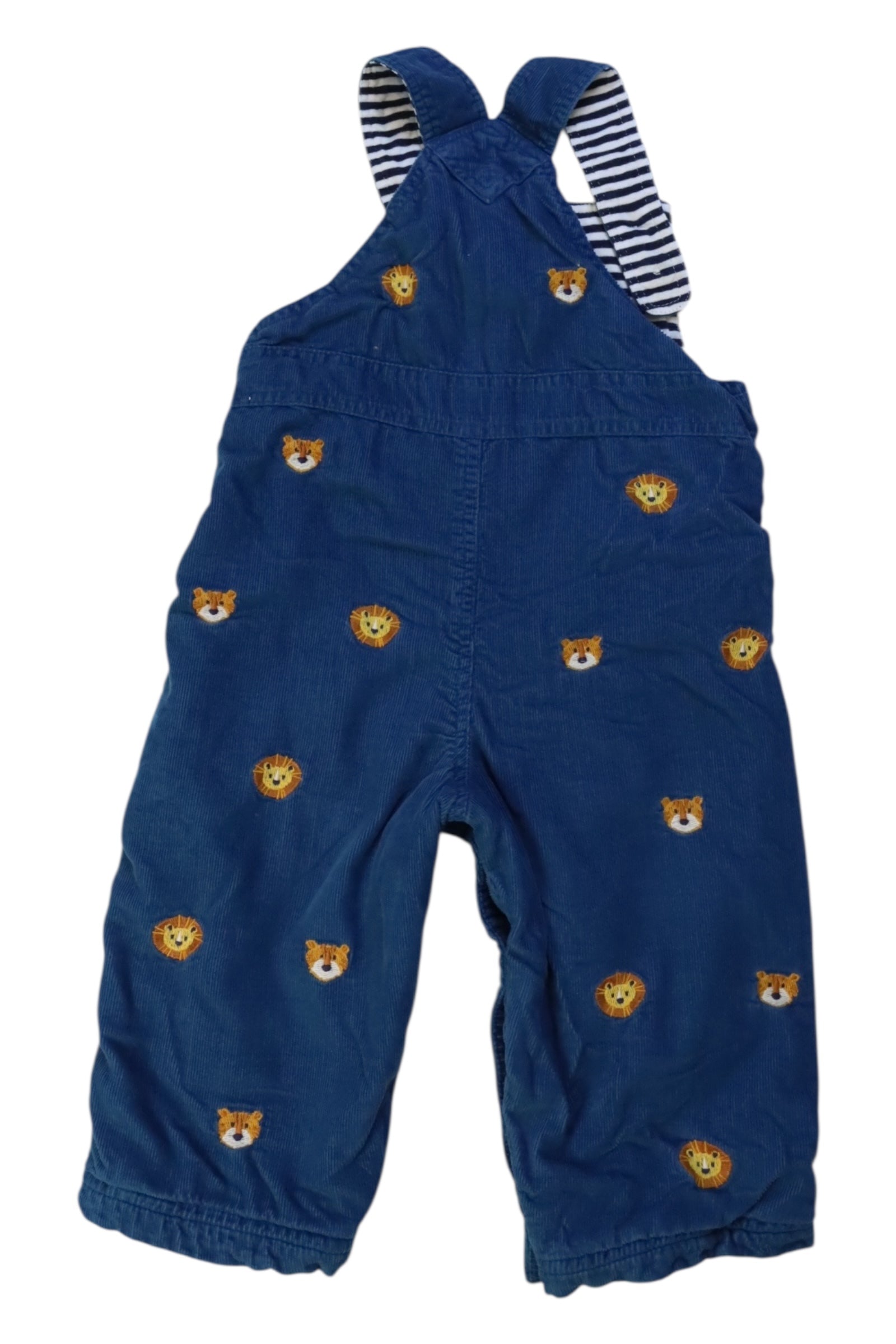 Jojo Maman B茅b茅 Lion Embroidered Overalls 12-18M、mySite、g9winljtr