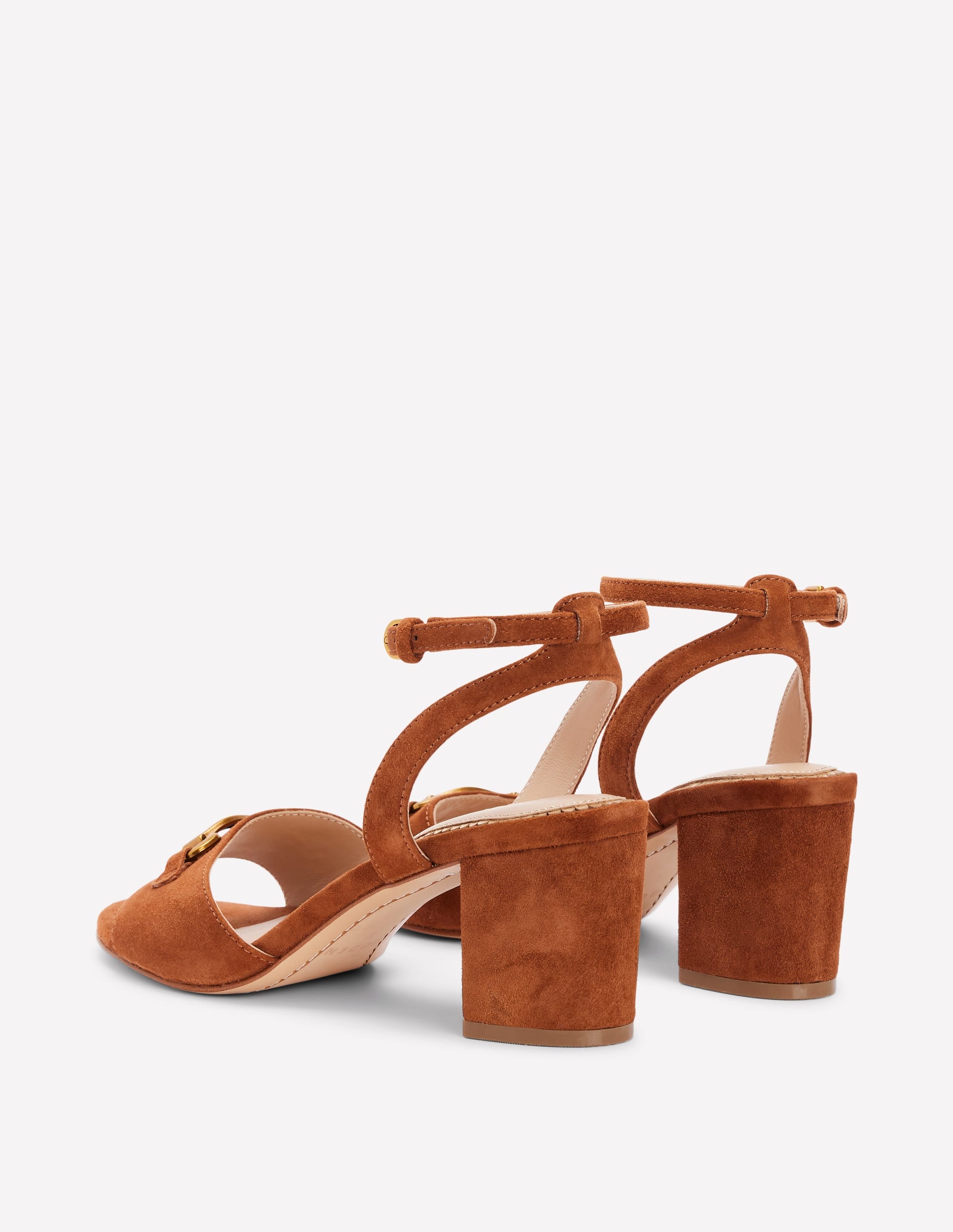  Iris Snaffle Block Heel Sandal-Tan、mySite、ashleygrahame