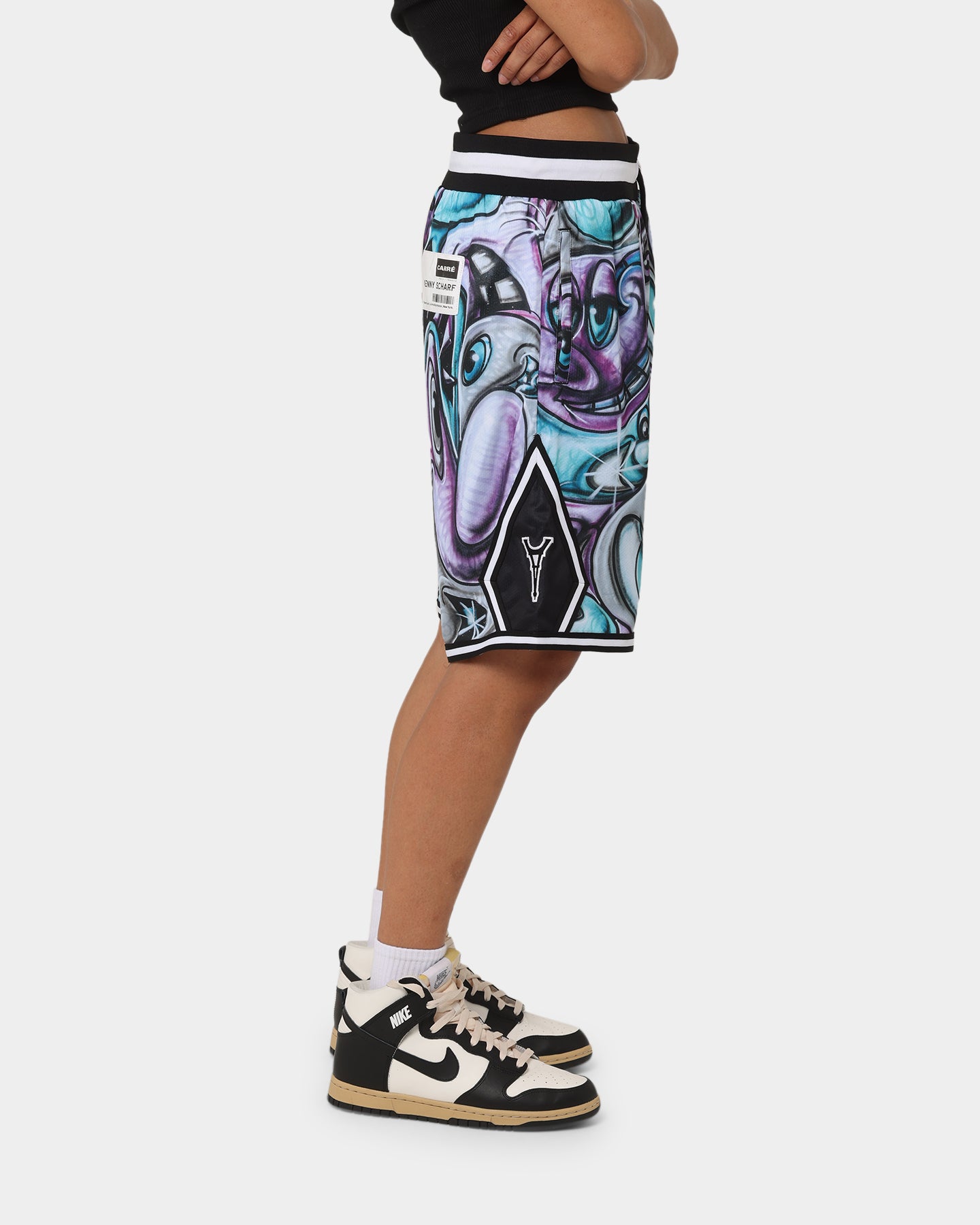 Carré X Kenny Scharf Krunch Time Ball Shorts Black、mySite、zt4zffjzw