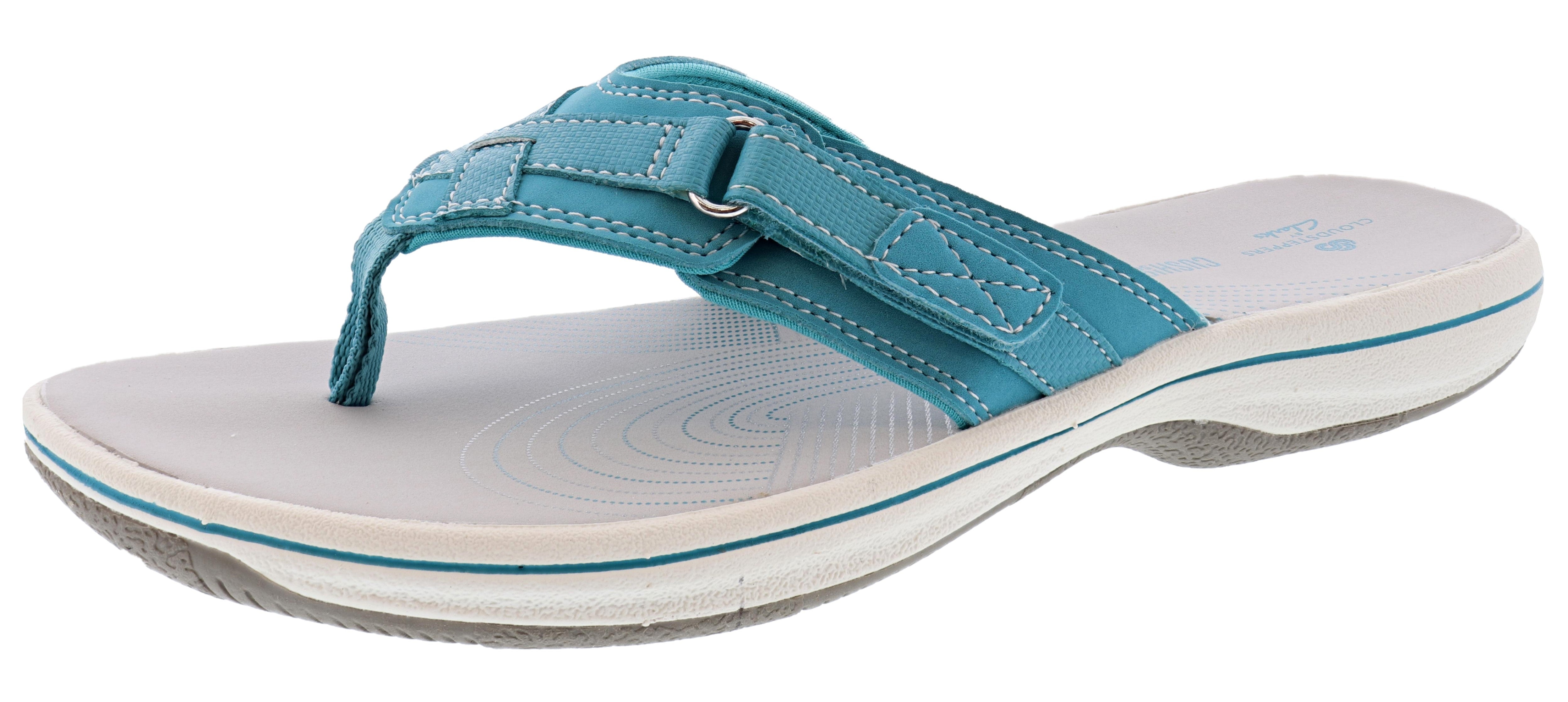 Clarks Women Sandals Lightweight Flip Flops Breeze Sea、mySite、dreamappss